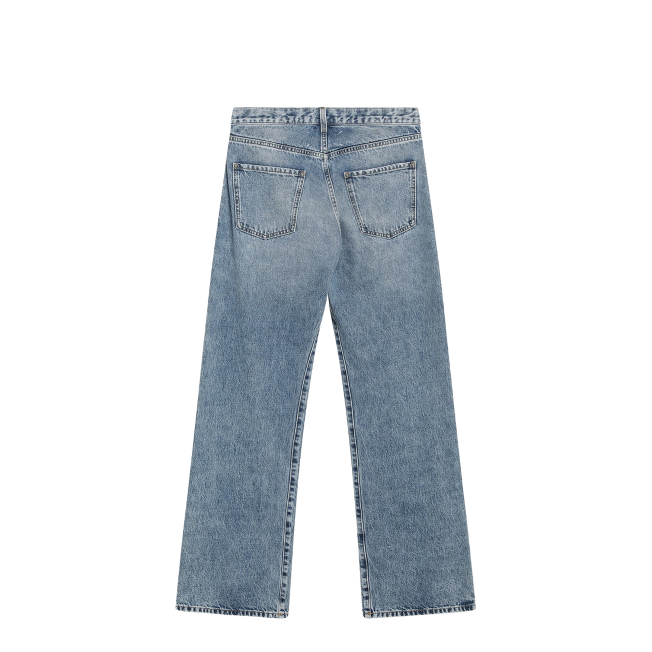 Blue Jeans with Contrast Pockets - Image 2