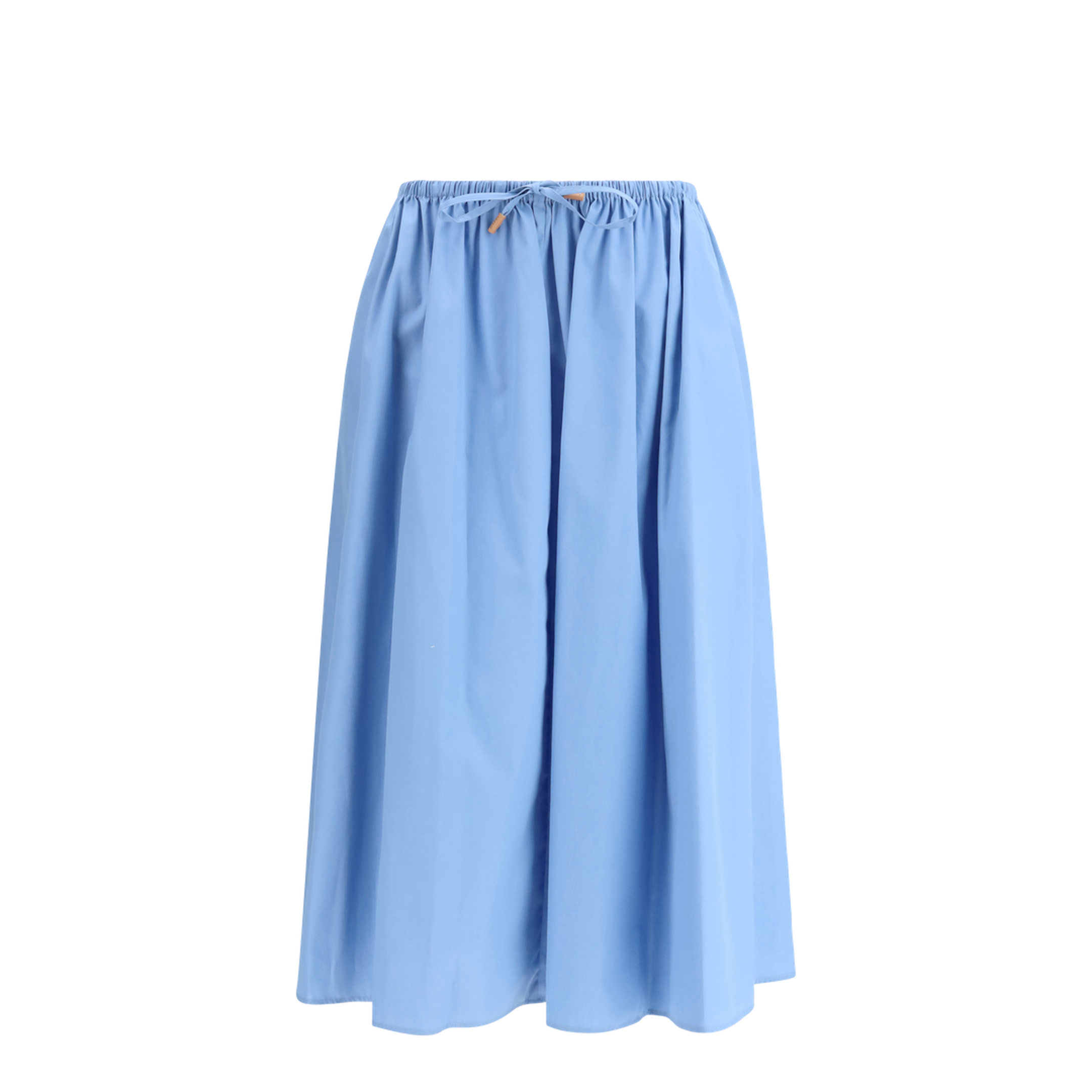 Poplin Drawstring Skirt - Image 1