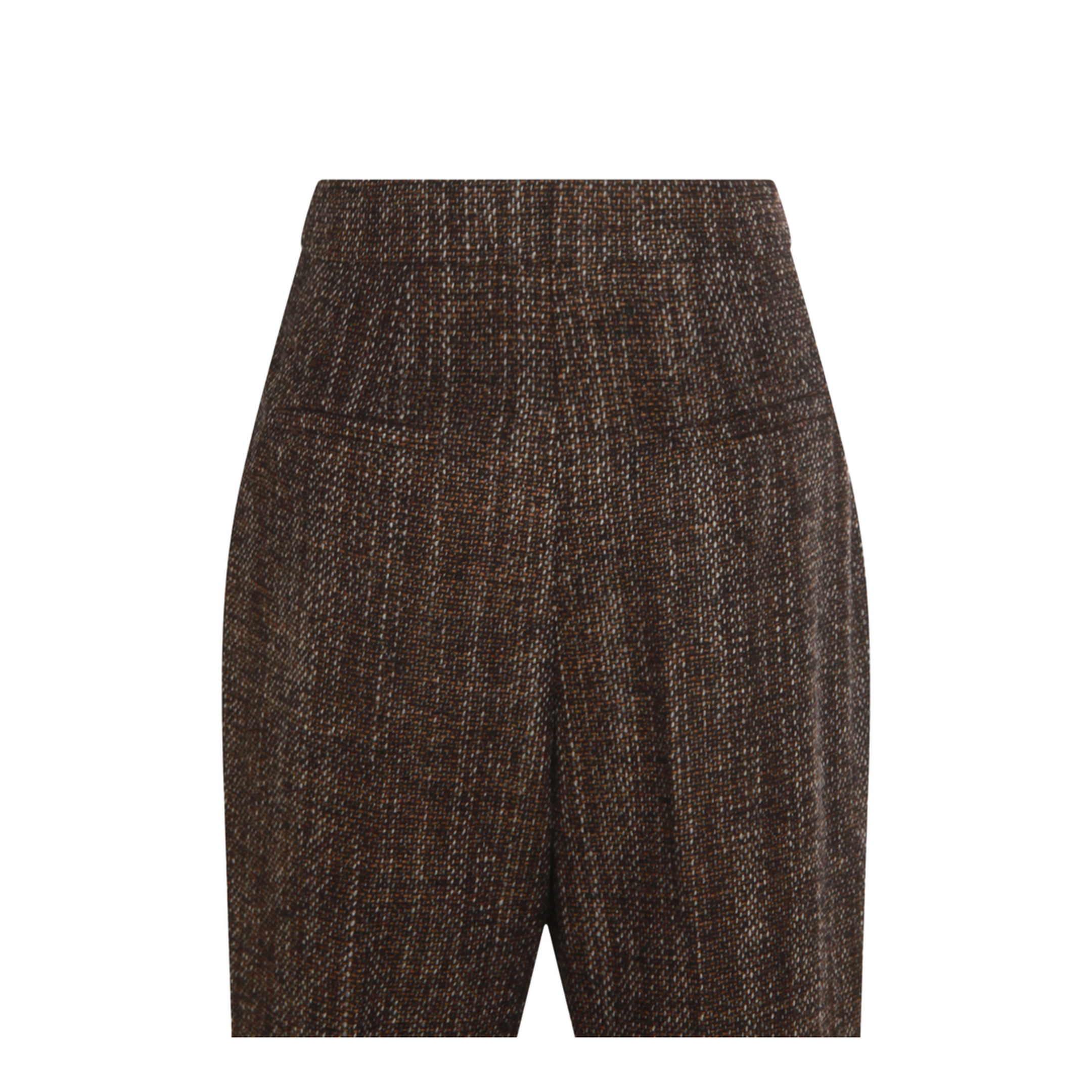 Rust Wool and Alpaca Trousers - Image 6