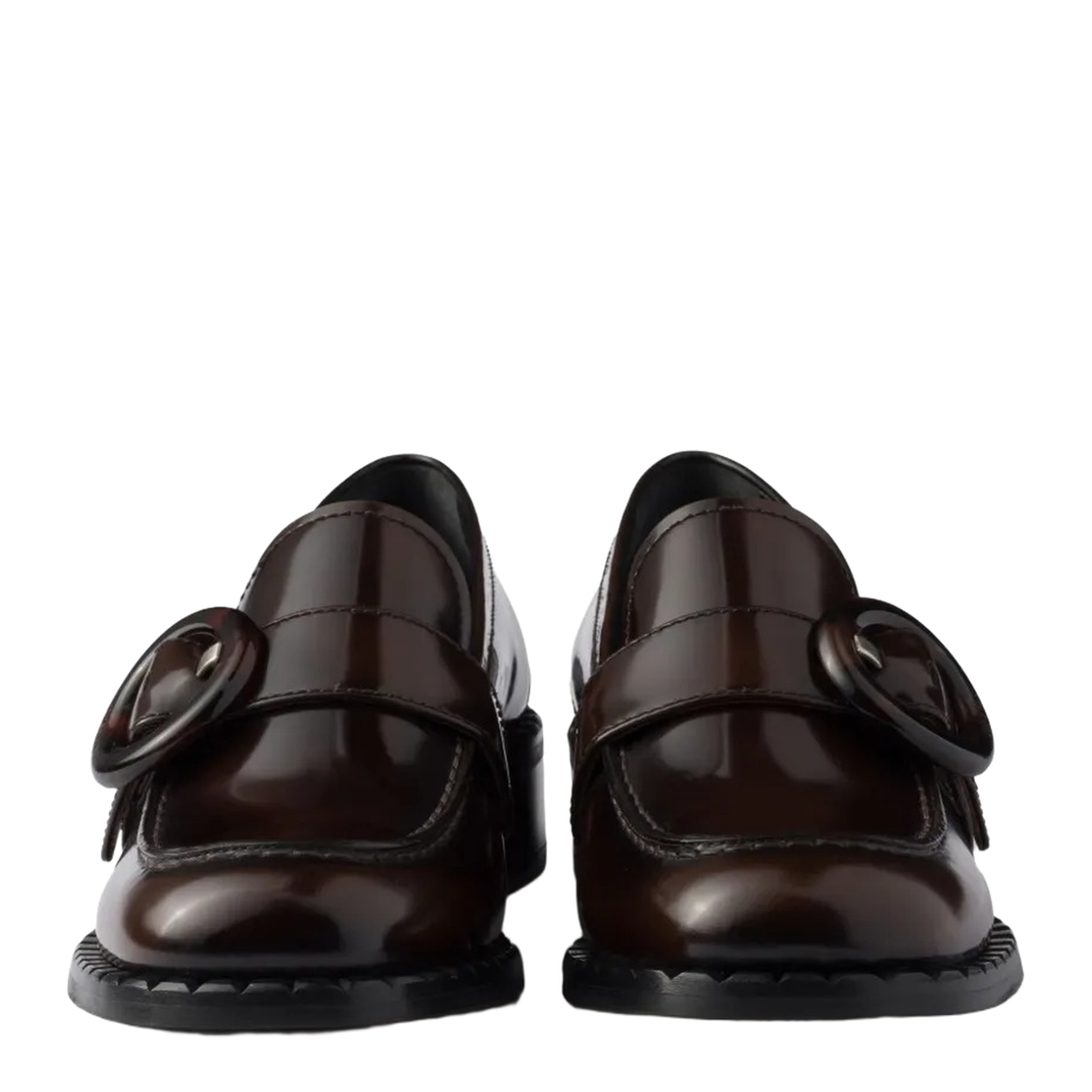 Brushed Fumé Leather Loafers - Image 5