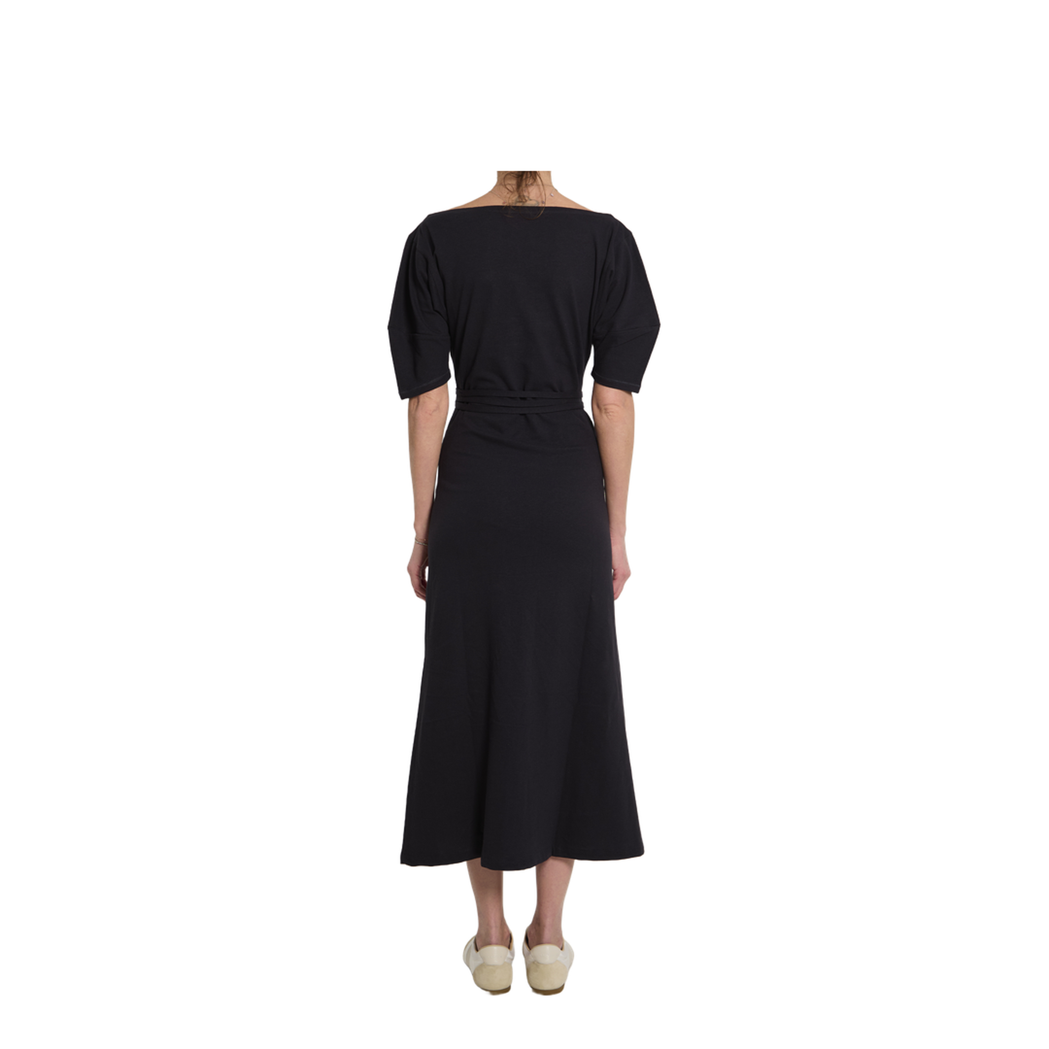 Cotton And Linen Midi Dress - Image 4