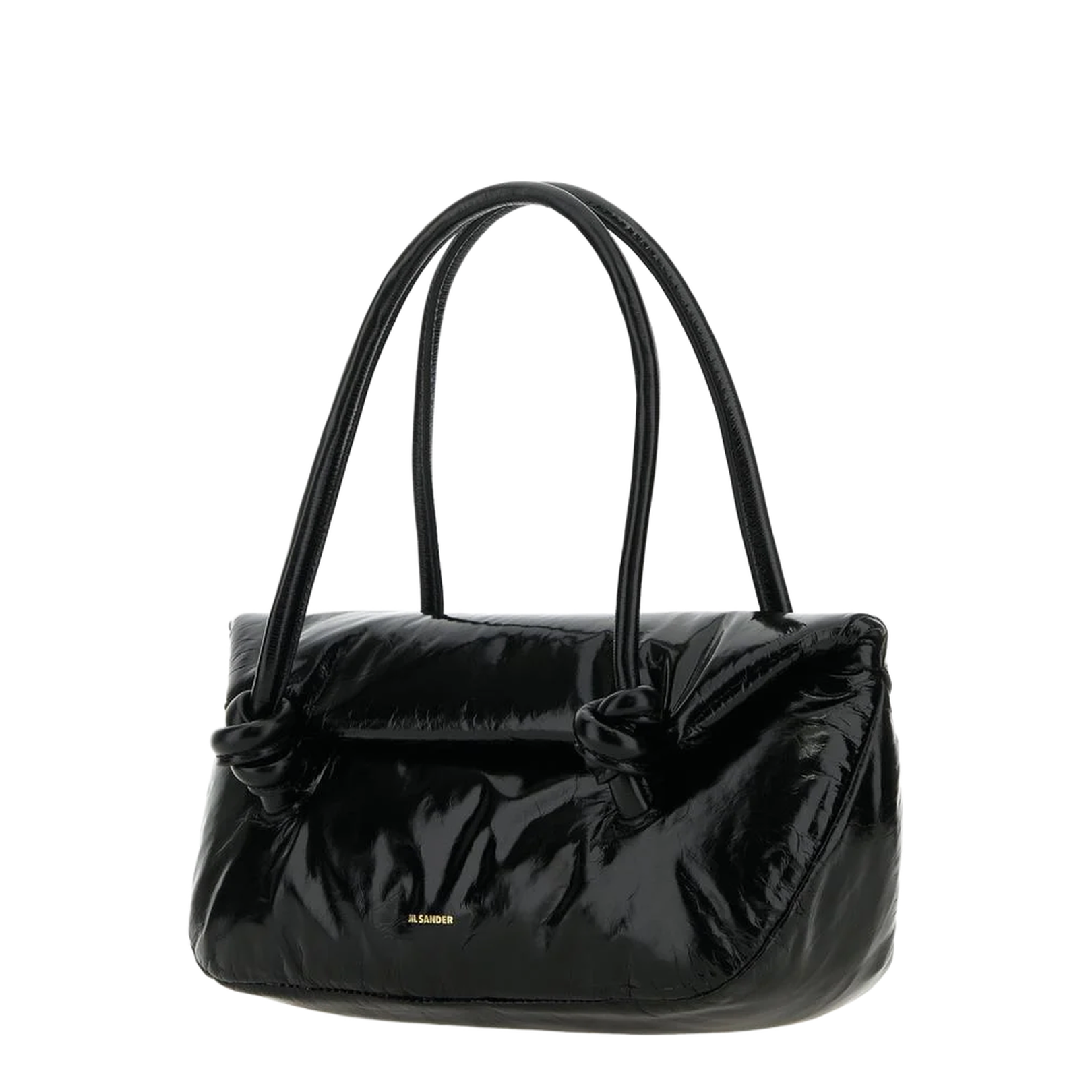 Knot Small Black Shoulder Bag - Image 2