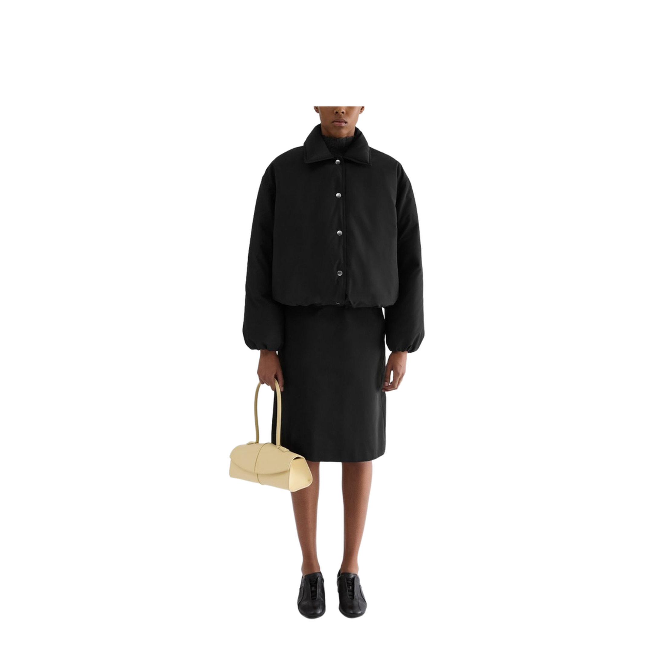 Hooded Fur Padded Jacket - Image 2