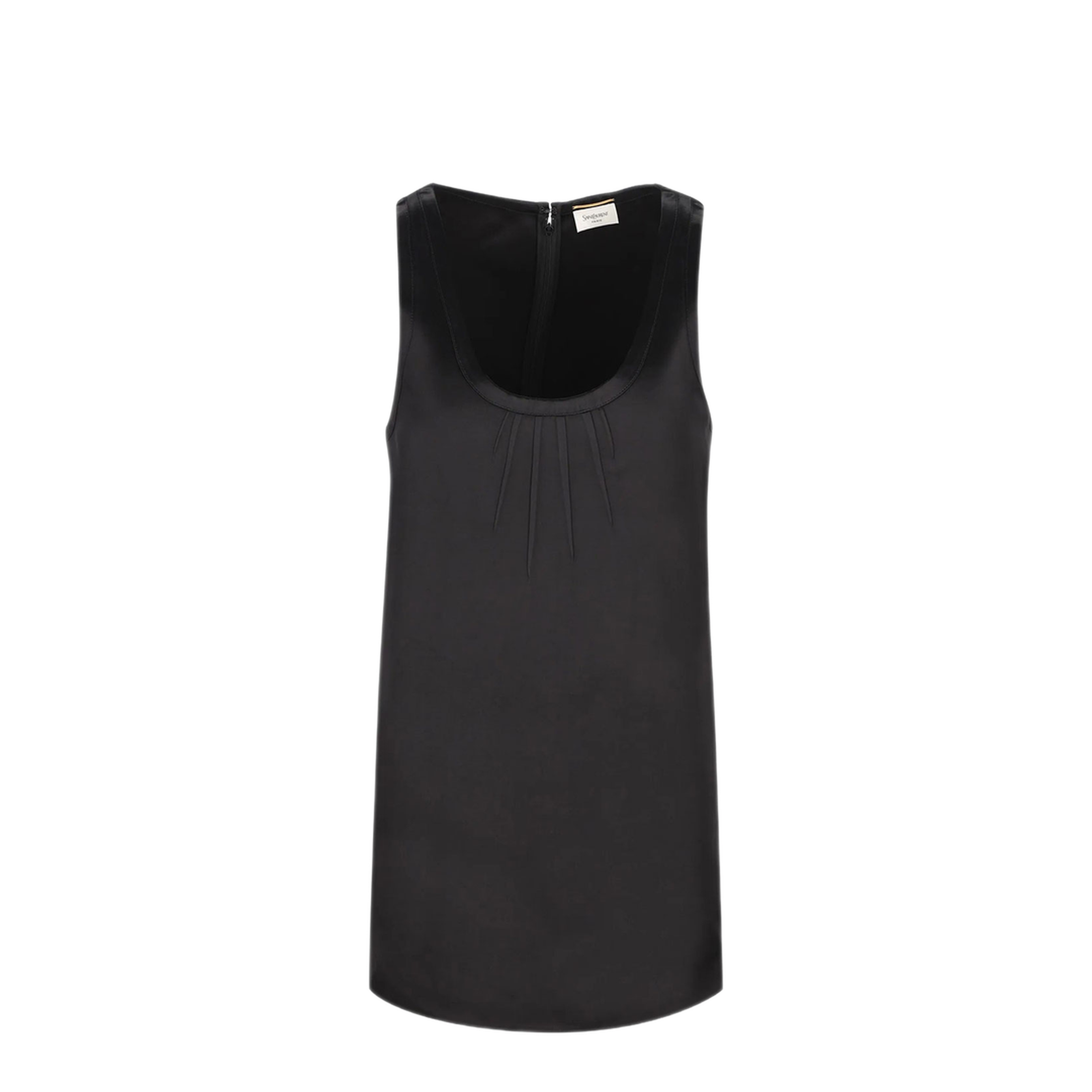 Cassandra Shift Dress in Satin - Image 1