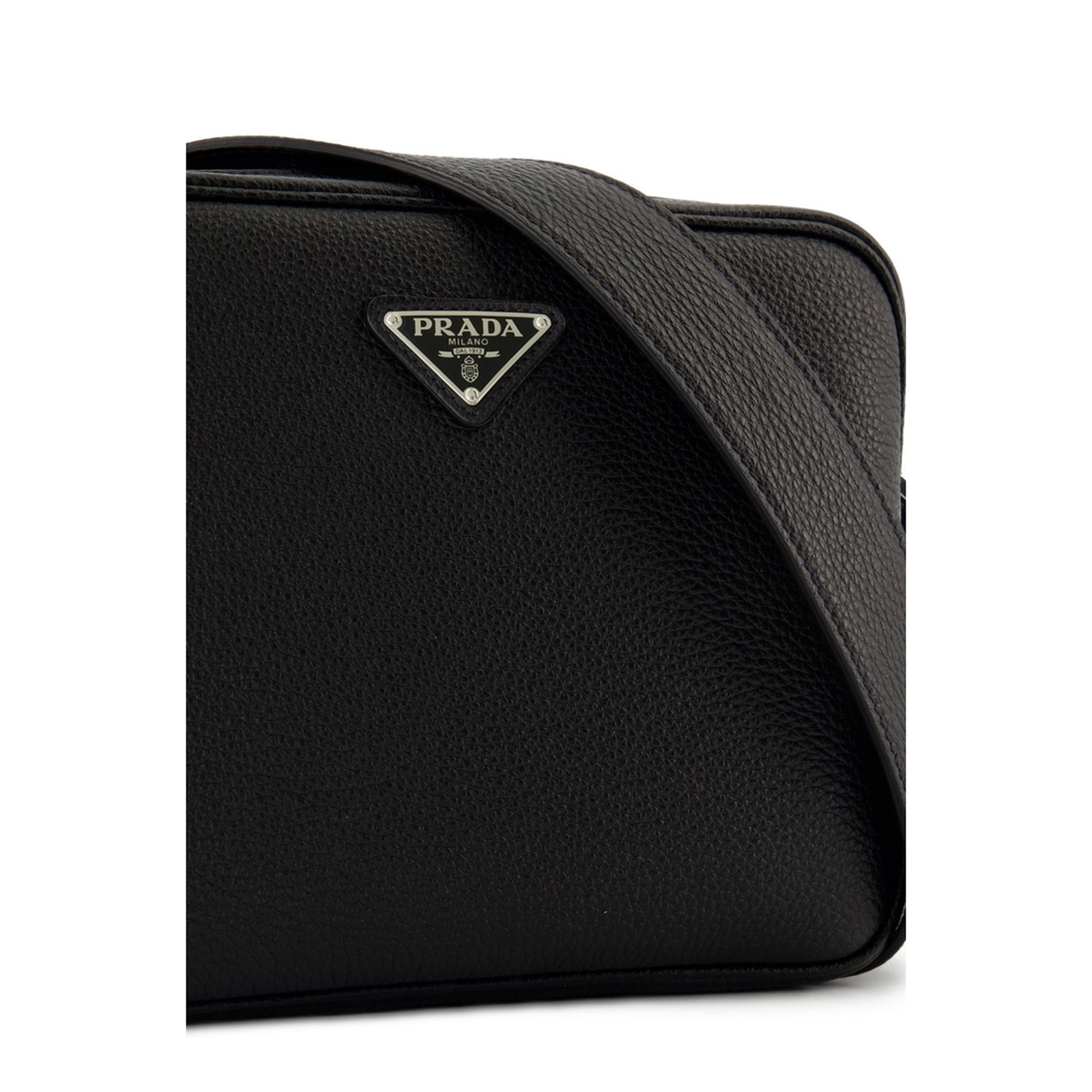 Calf Leather Shoulder Bag - Black - Image 2