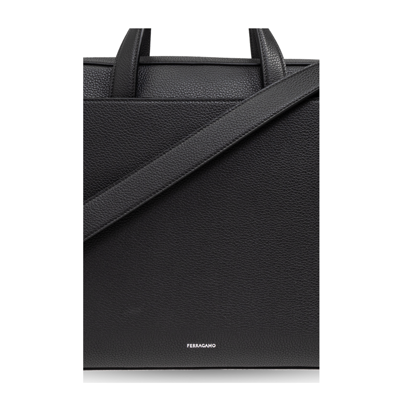 Twins Business Bag With Gancini Hug Buckles - Nero - Image 5