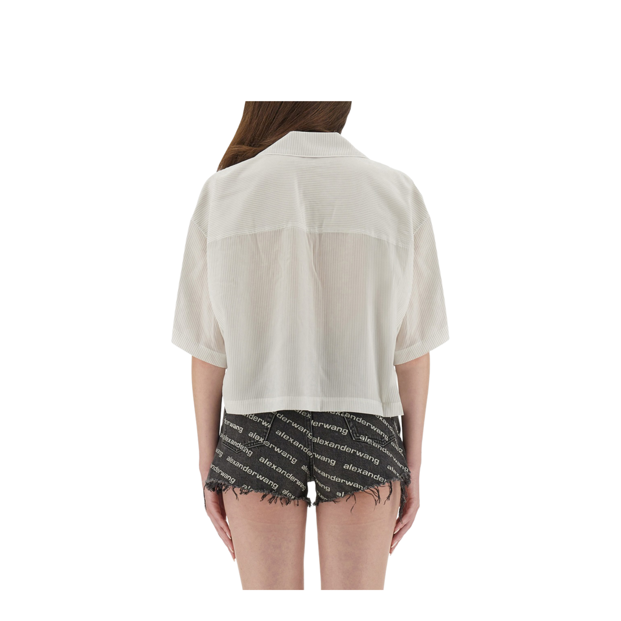 Striped Shirt with Embroidered Logo - Image 3