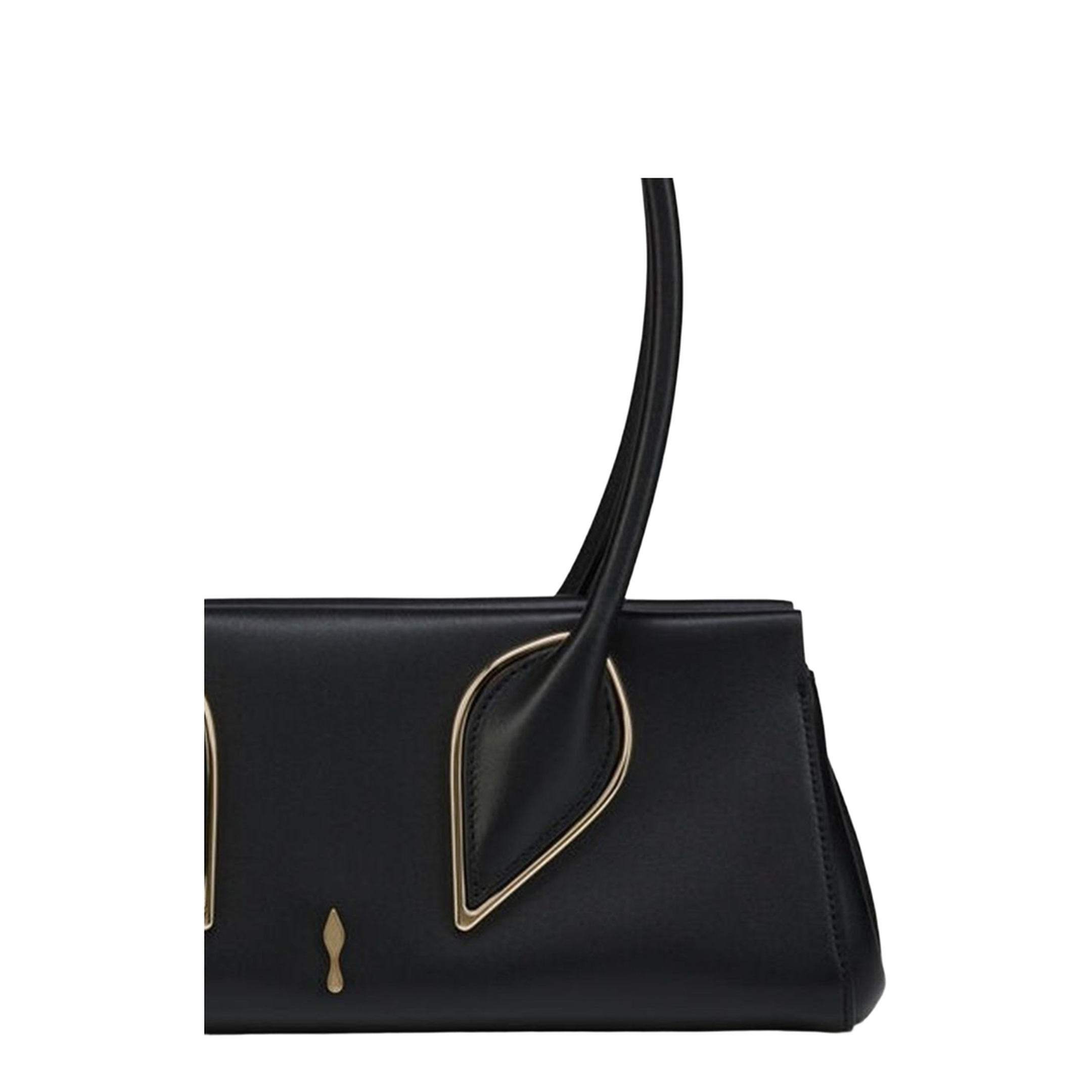 Venus Calf Leather Shoulder Bag - Black - Image 2