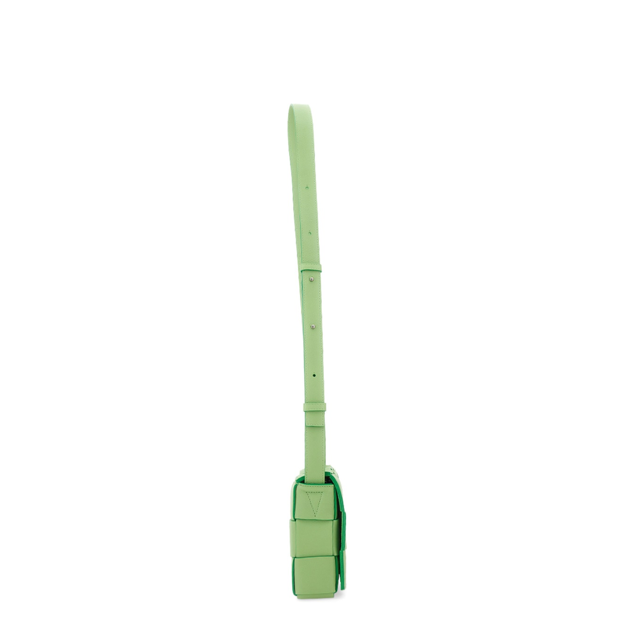 Cassette Calf Leather Crossbody - Pistachio Parakeet - Image 8