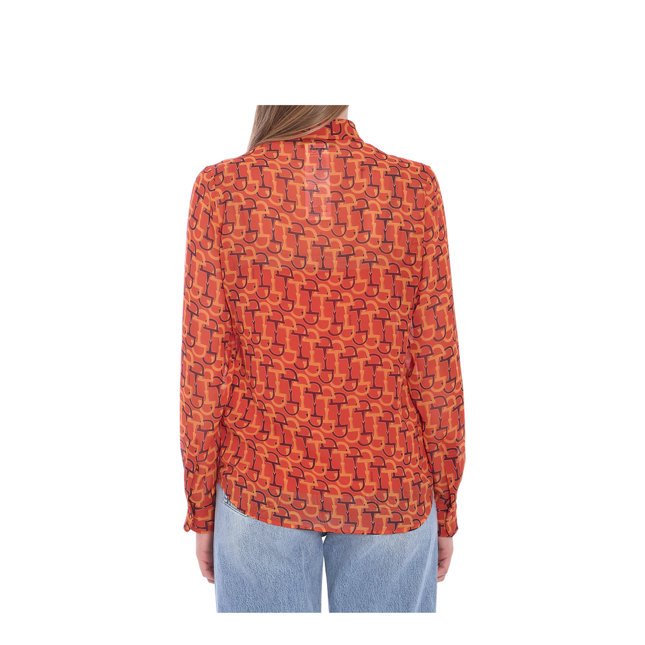 Printed Silk Blouse - Image 4