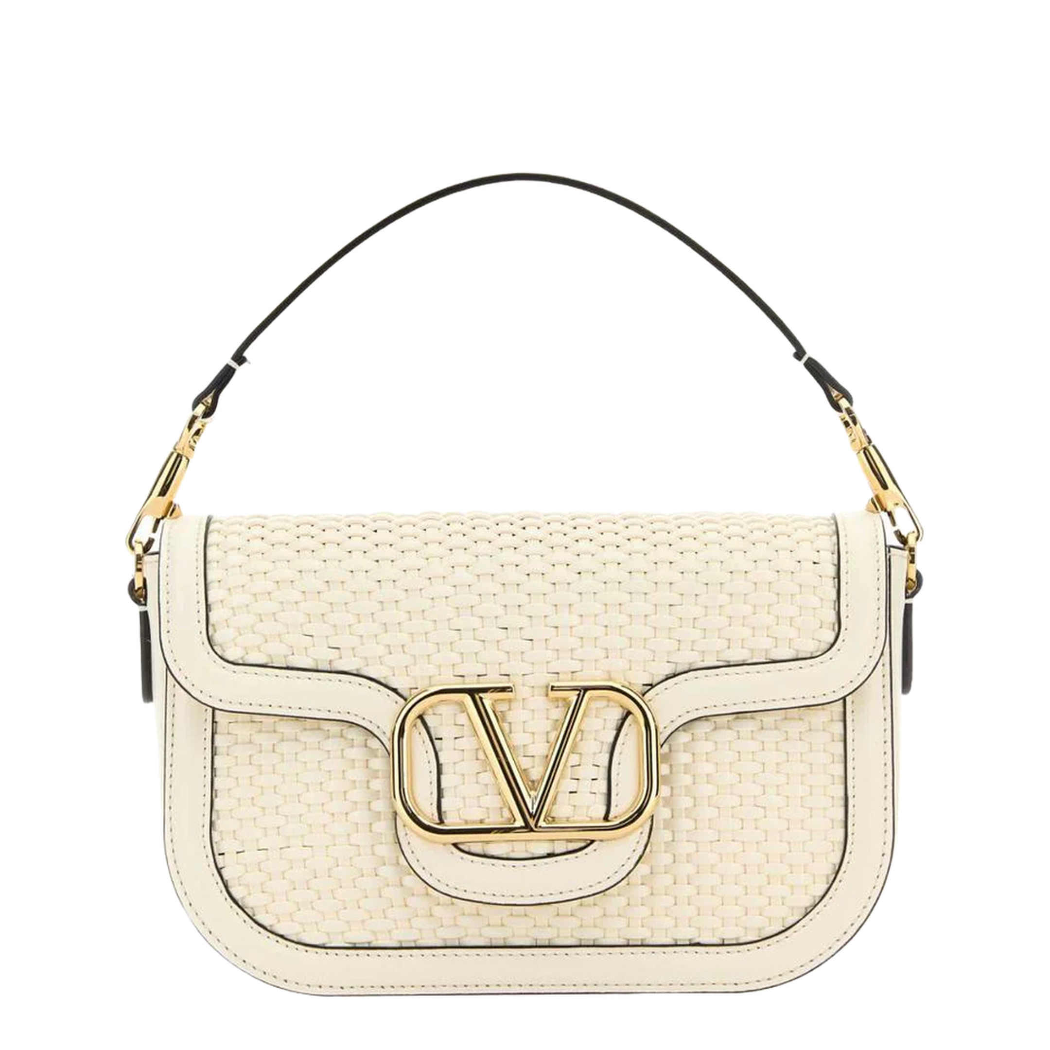 Ivory Leather Alltime Shoulder Bag - Image 1
