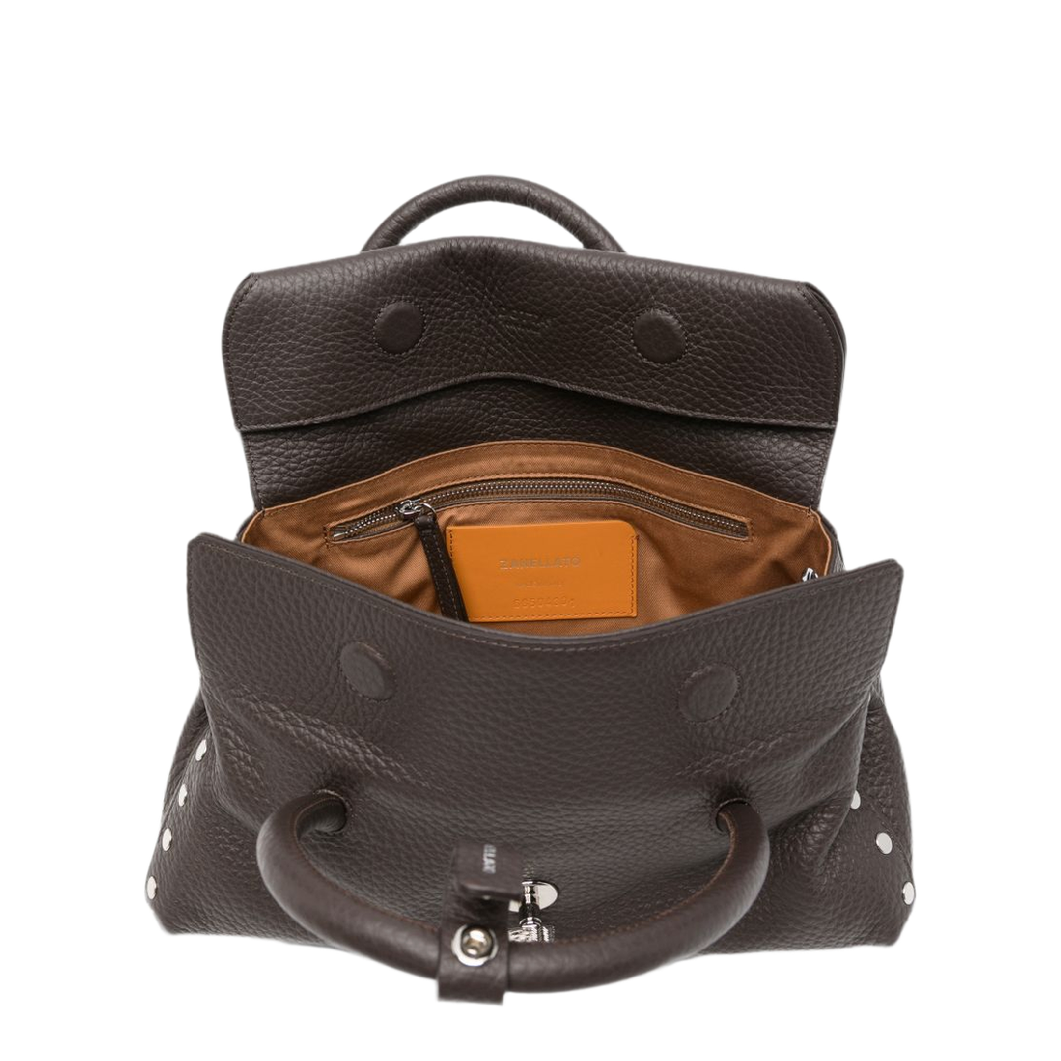Dotta Centauro Small Calfskin Top-Handle Bag - Brown S.ZENO - Image 2