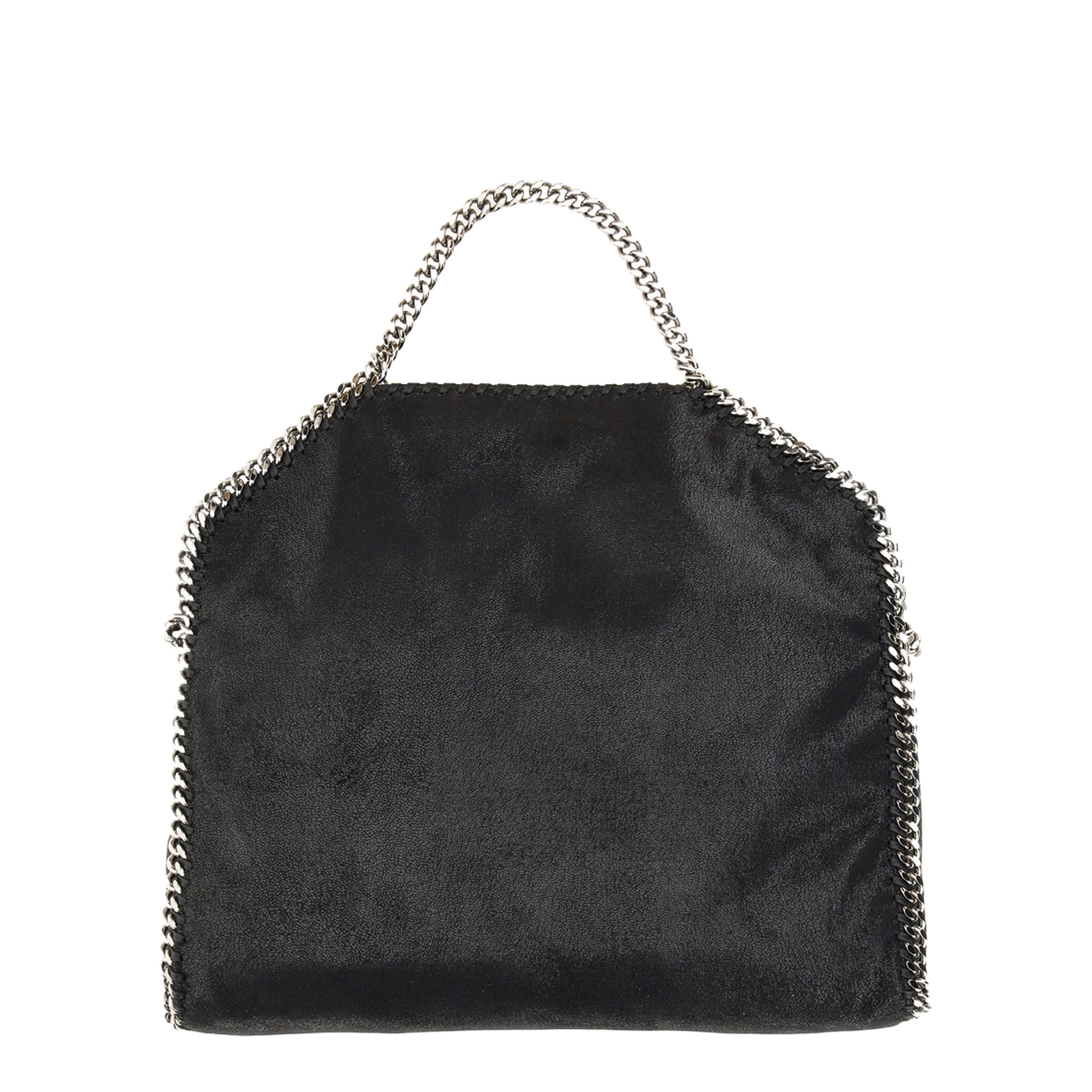 Falabella Fold-Over Shaggy Deer Tote Bag - Black - Image 4