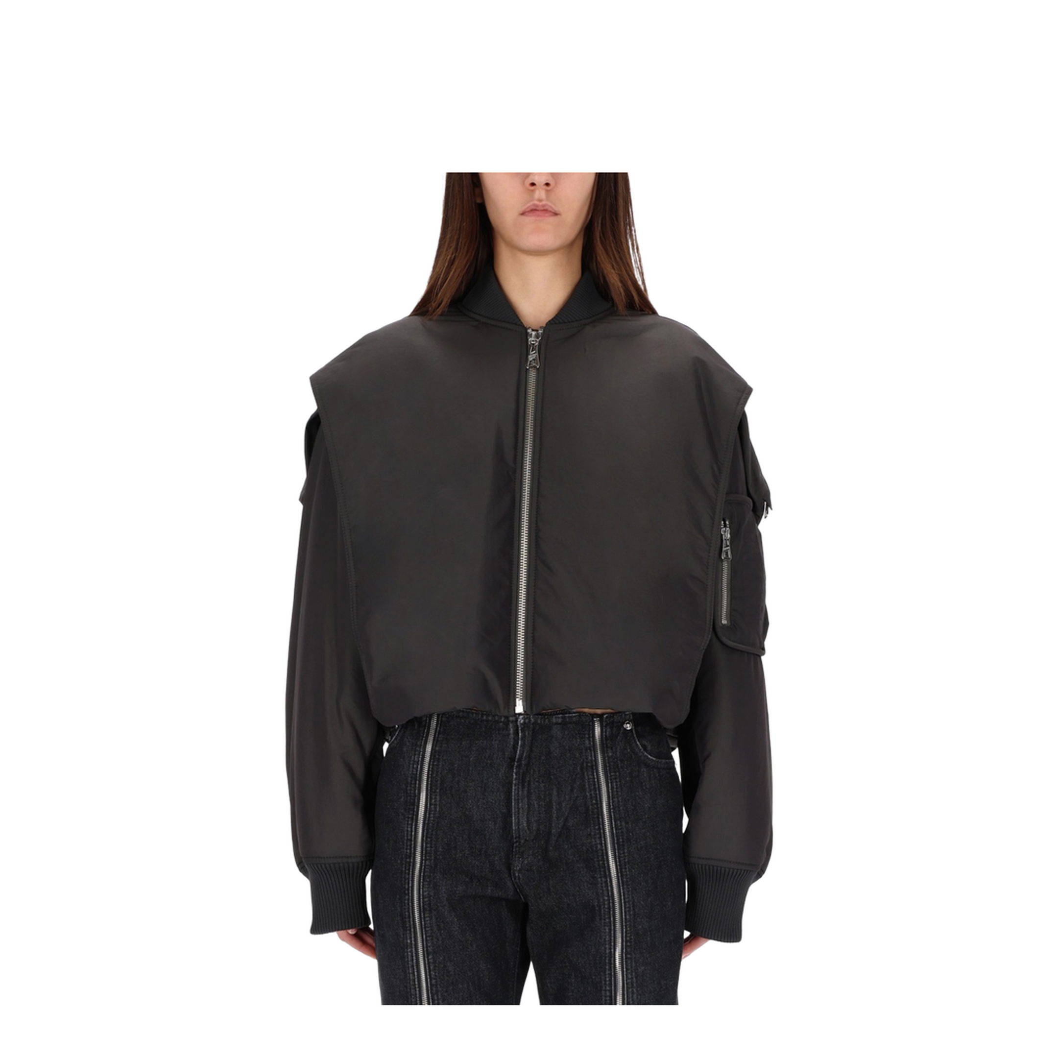 Hooded Bomber Jacket - Image 1