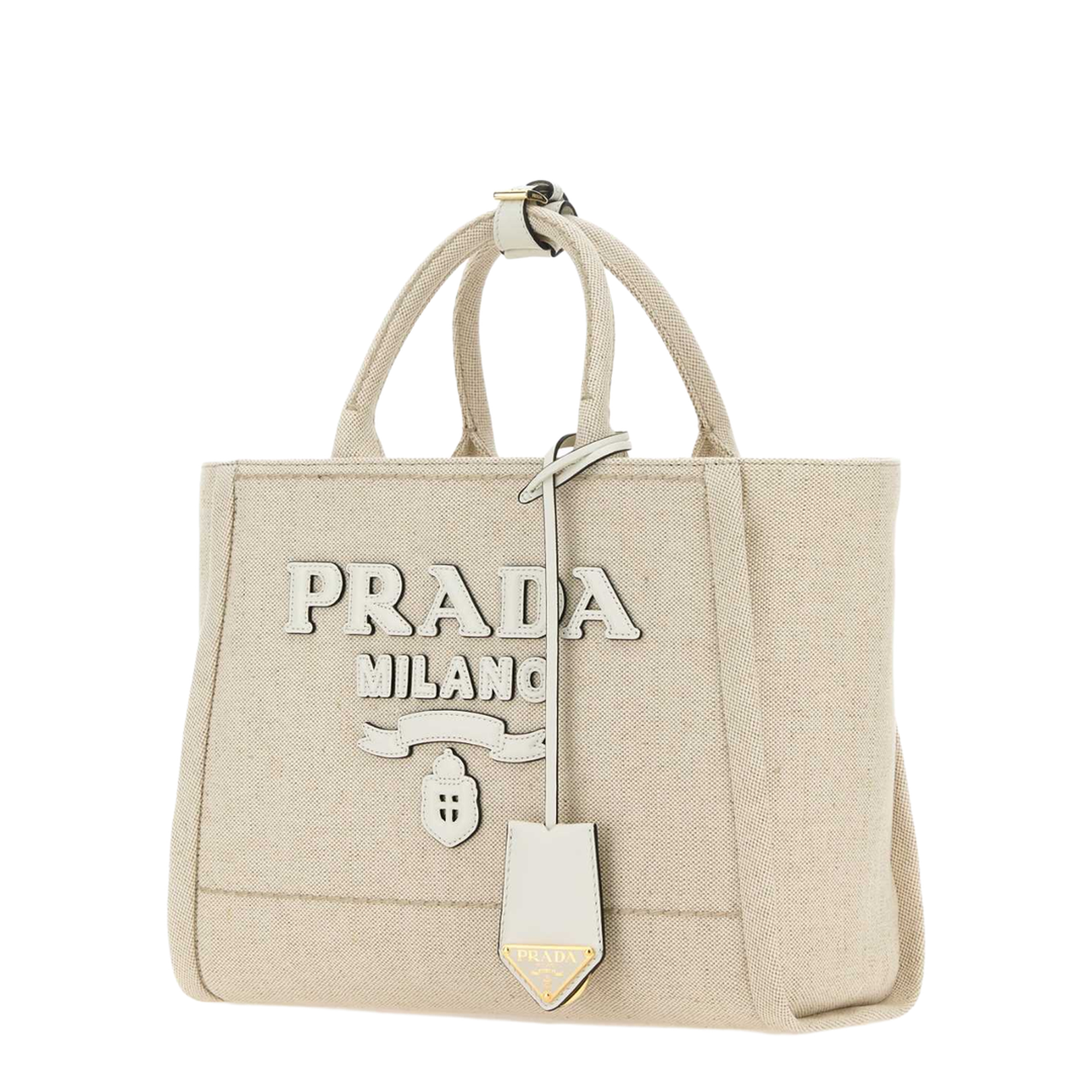 Canvas Shopping Bag - Naturale/Bianco - Image 2