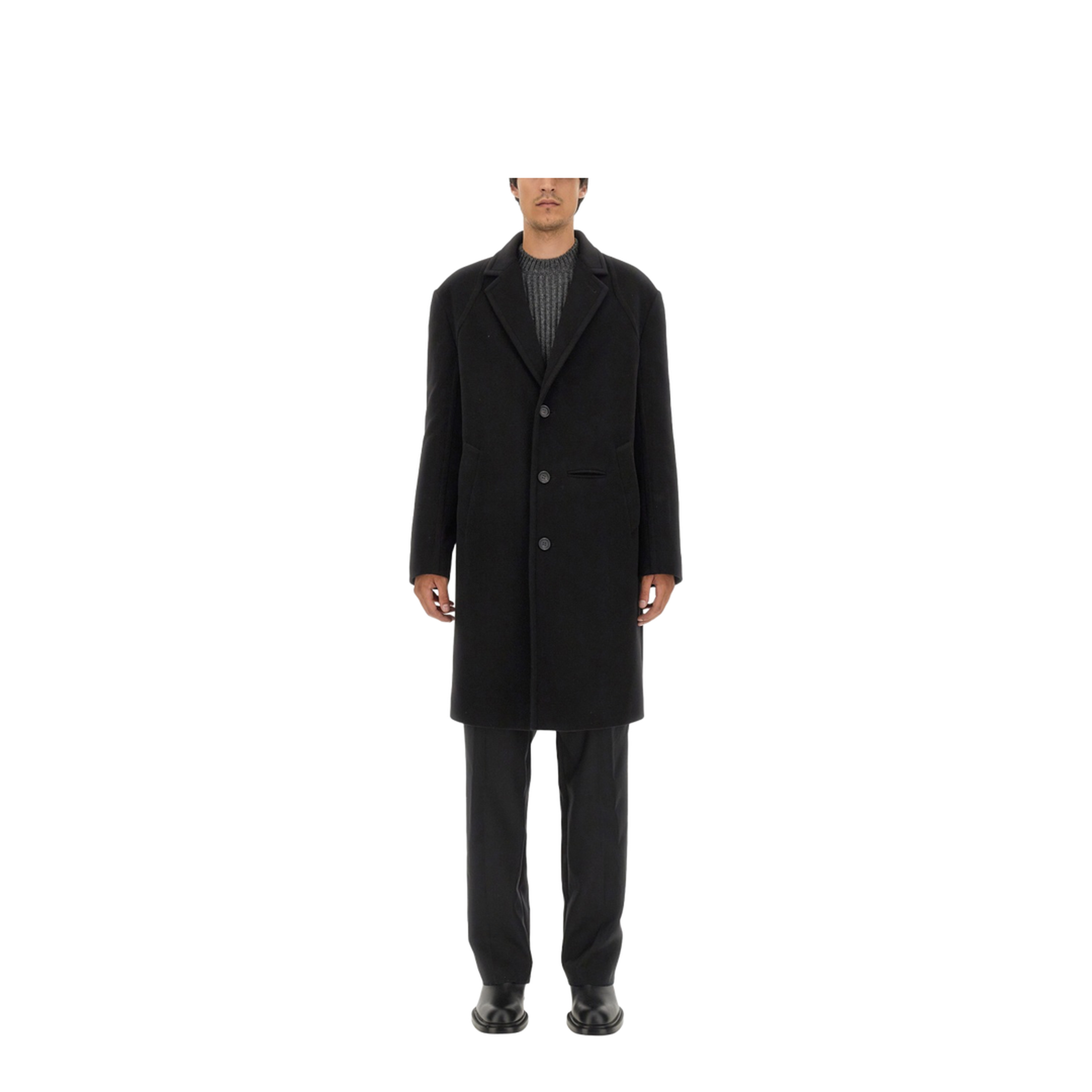 Single-Breasted Coat - Image 1