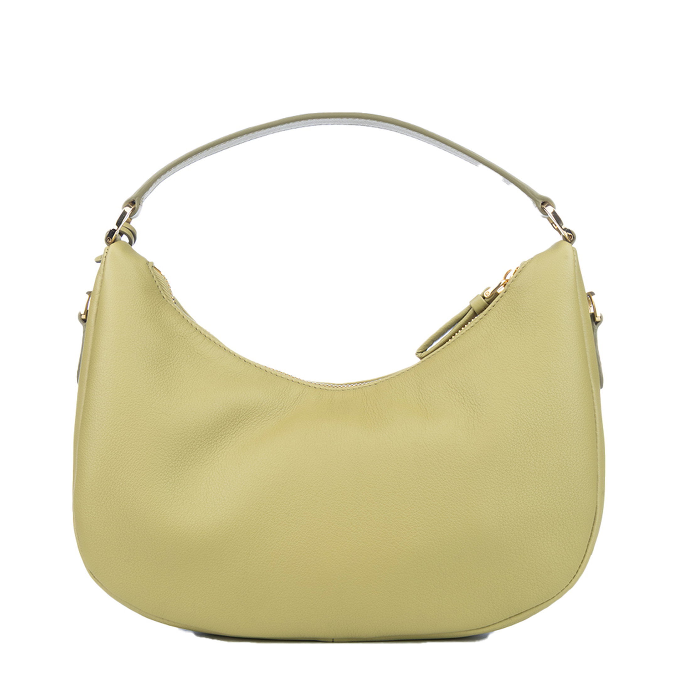 Pebble Leather Handbags - Sage Green - Image 2