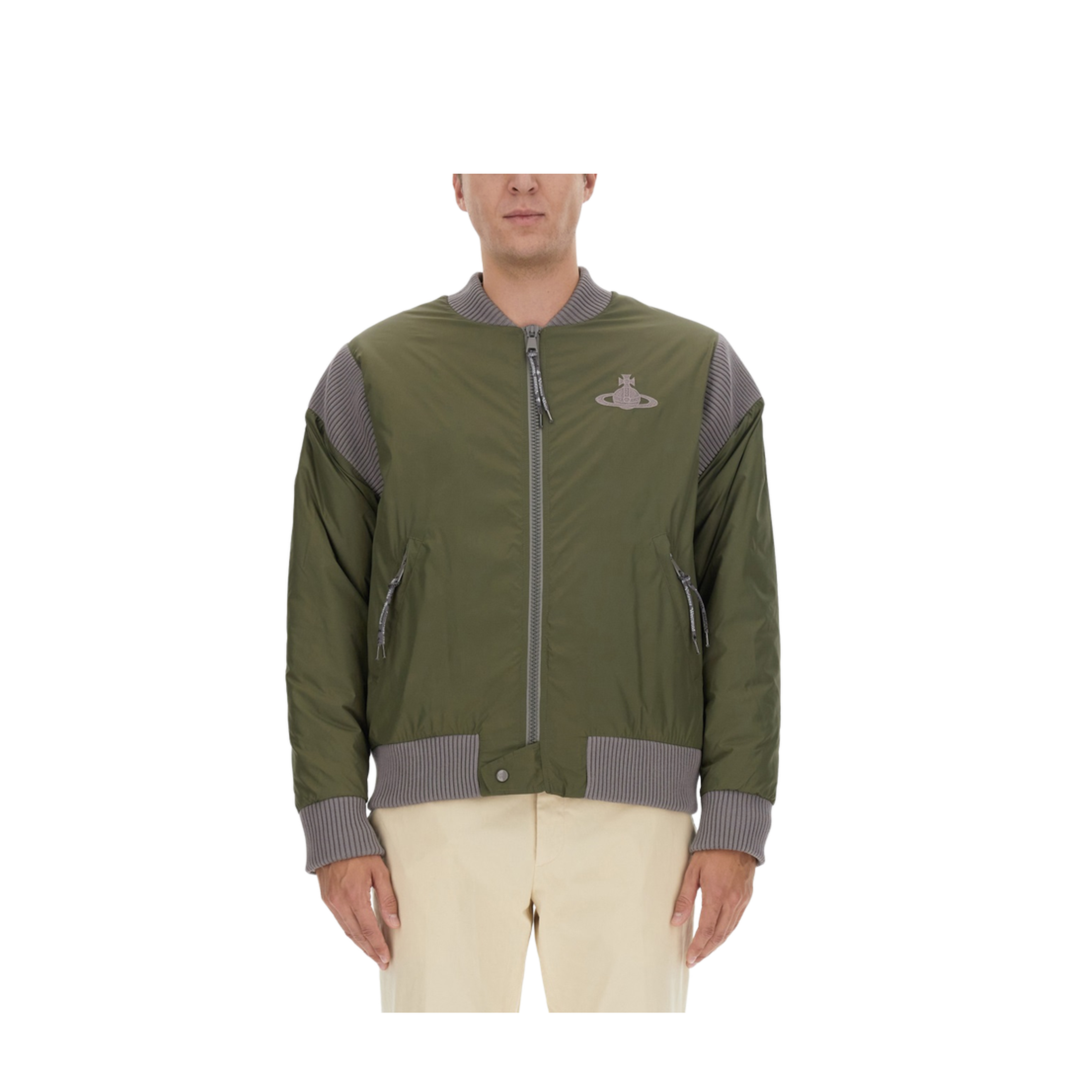 Bomber Jacket With Logo - Image 1