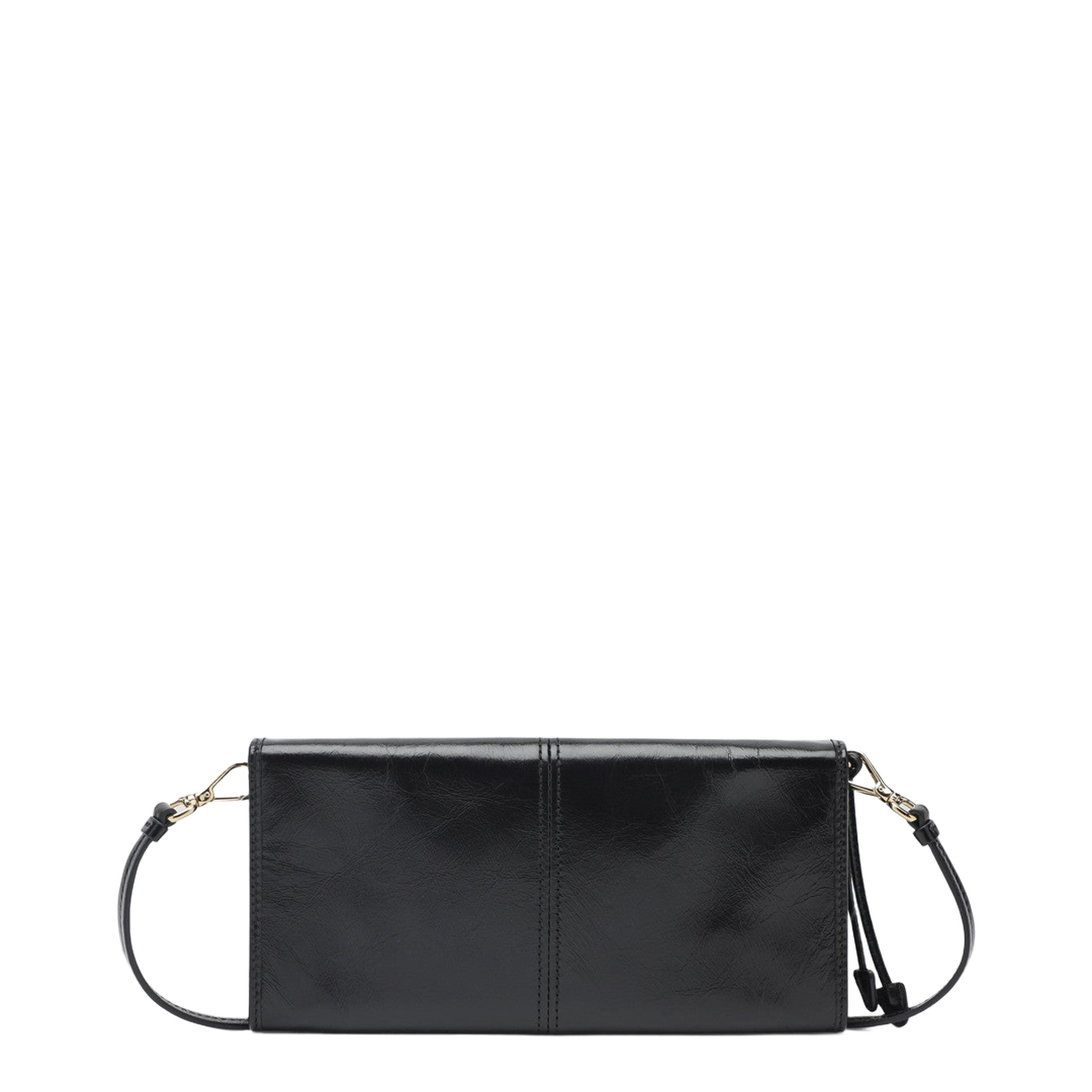 Calfskin Wallet on Strap - Black - Image 2