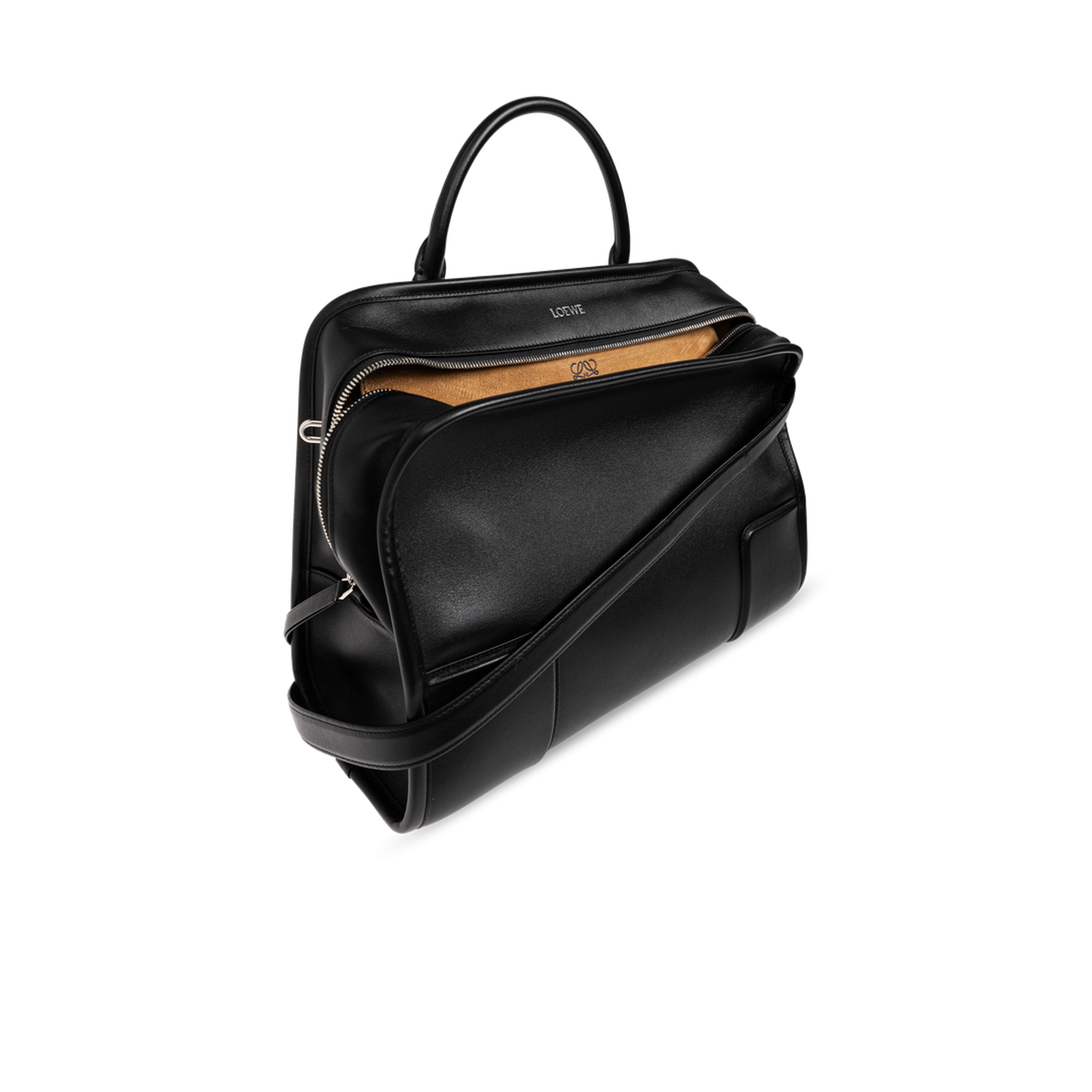 Amazona Large Calfskin Tote Bag - Black - Image 3
