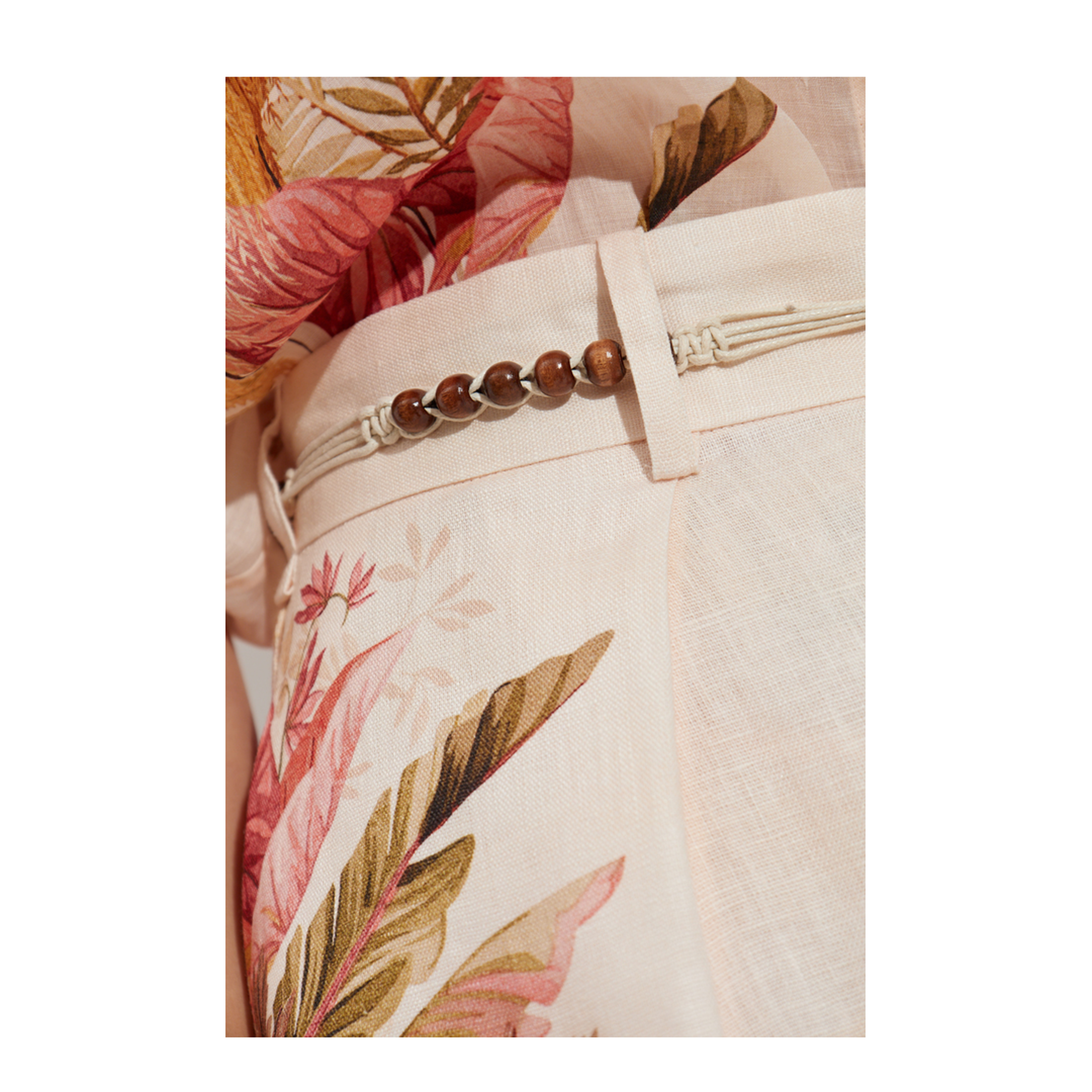 Floral Motif Shorts - Image 5