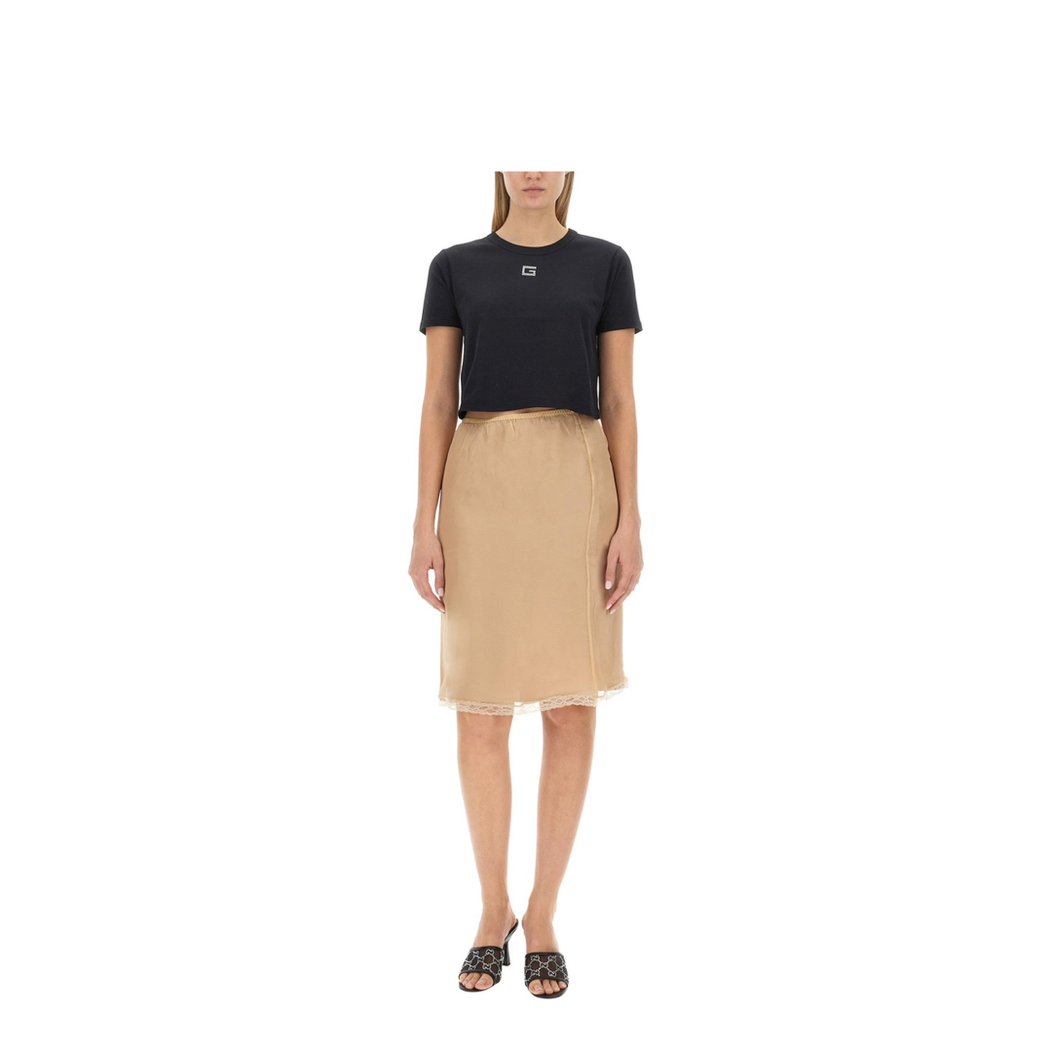 Silk Chiffon Skirt - Image 2