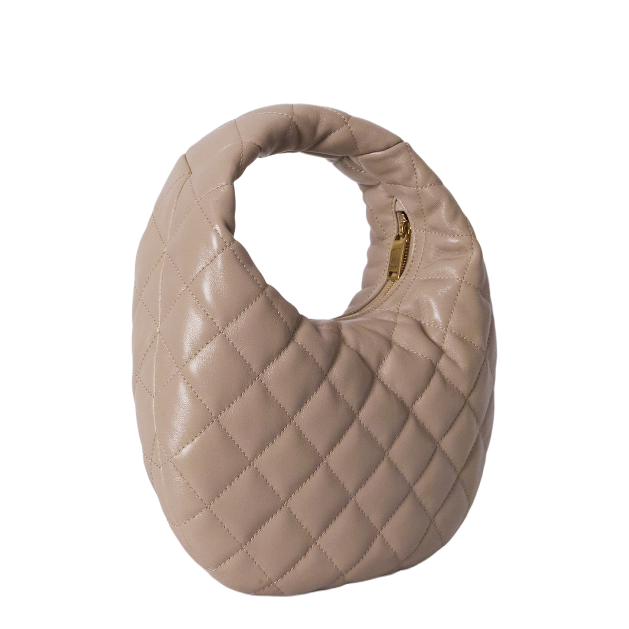 Icarino Quilted Nappa Handbags - Beige - Image 2