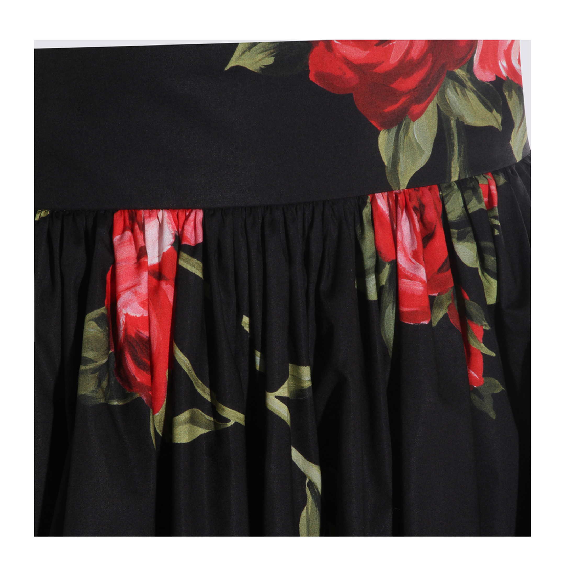 Miniskirt with Bouquet Print - Image 5