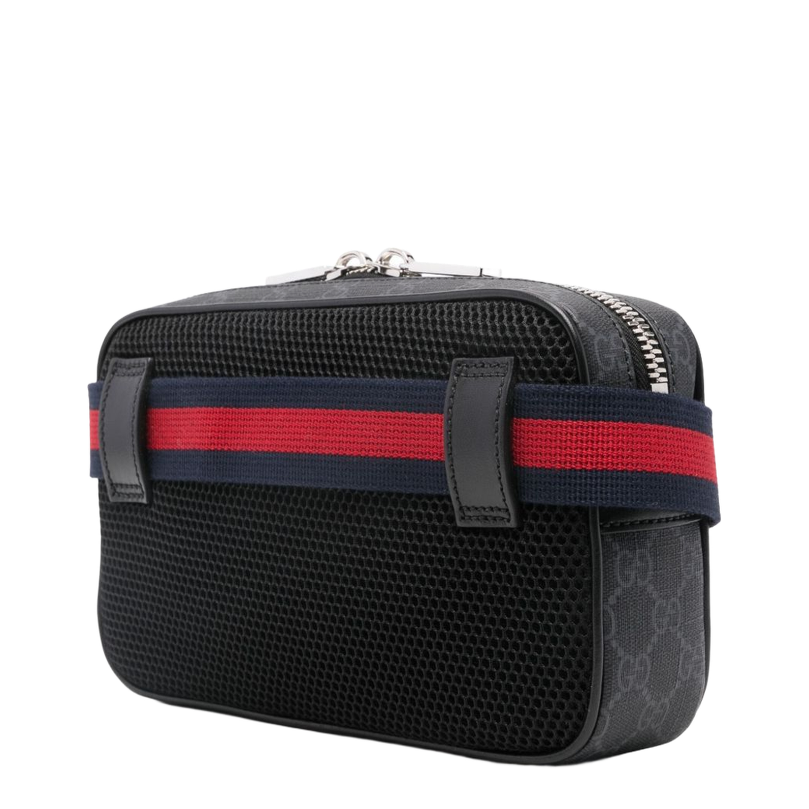 GG Black Canvas Sling Backpack - Black - Image 4