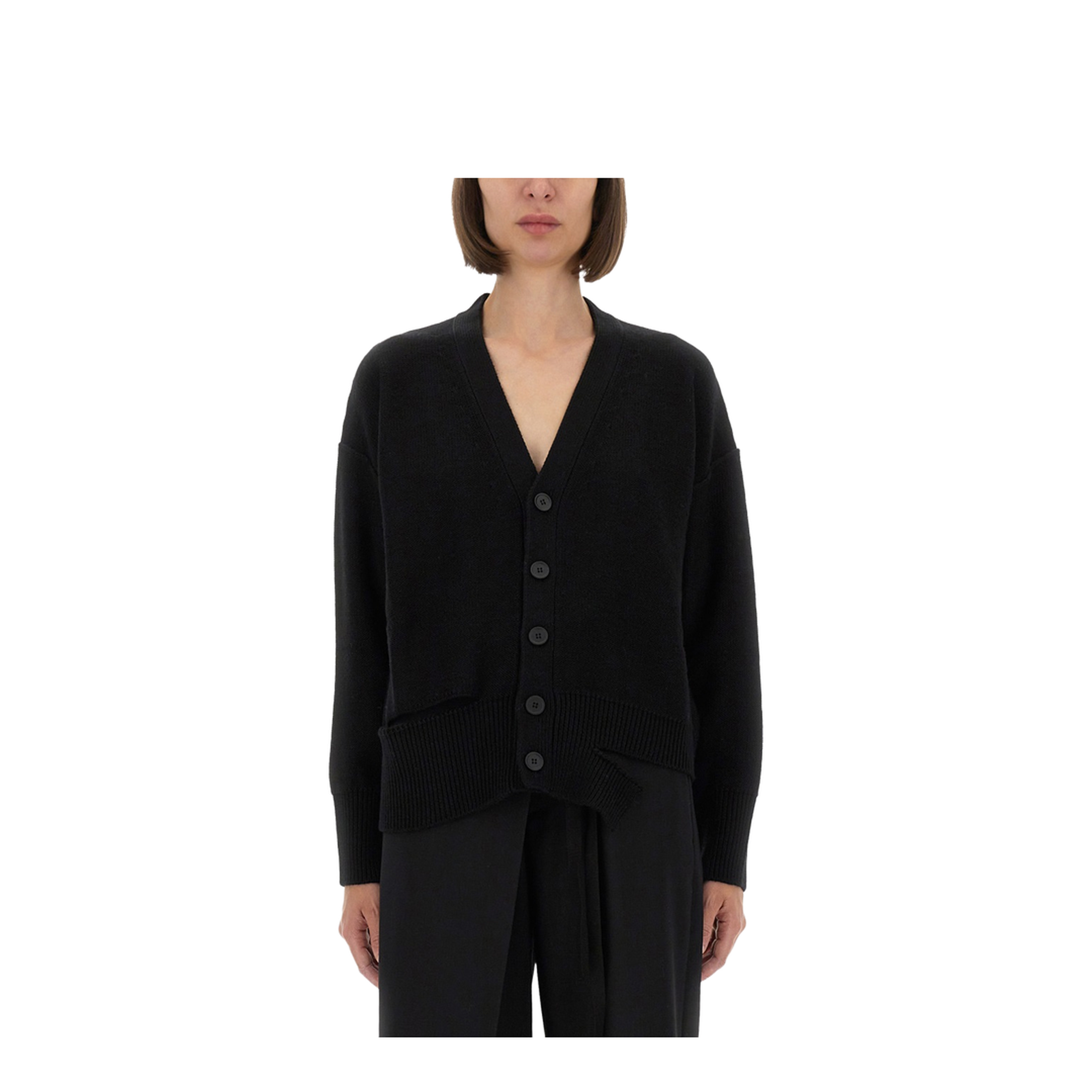 Wool Knit Cardigan - Image 1