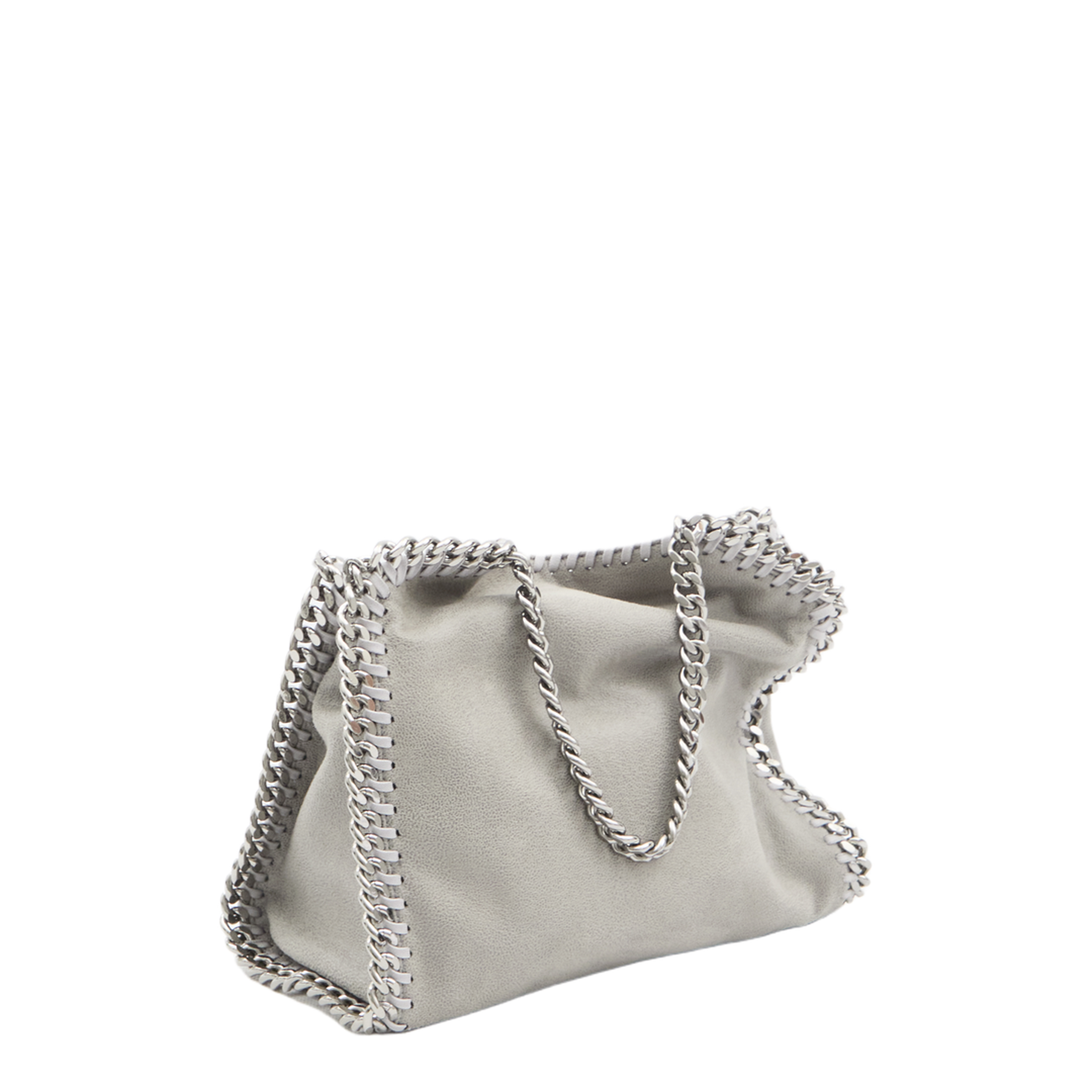 Falabella Mini Shaggy Deer Tote - Grey - Image 2