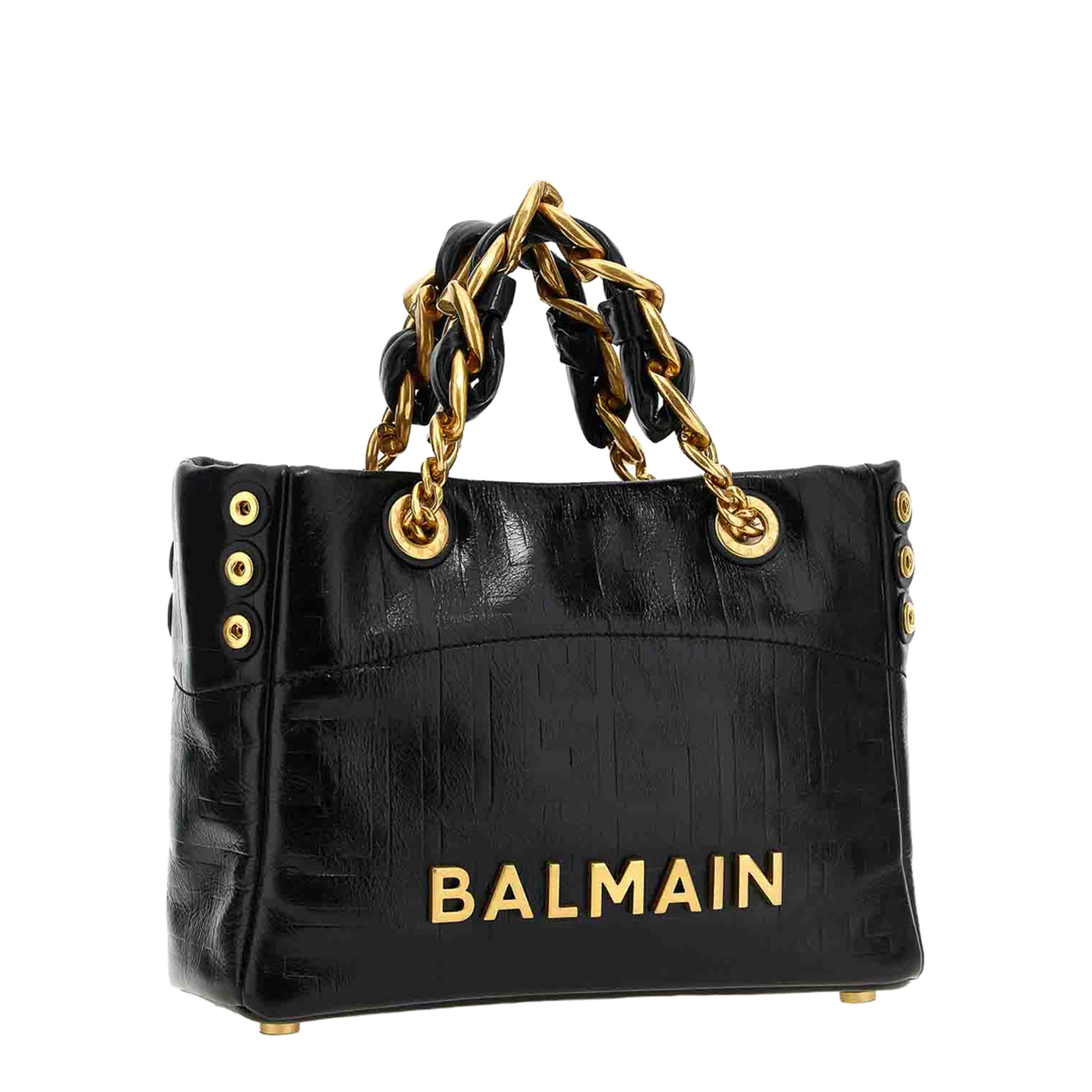 1945 Soft Small Calfskin Tote - Black - Image 5