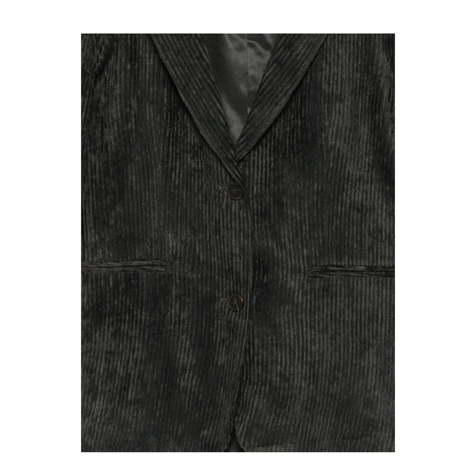Velvet Single-Breasted Jacket - Image 2