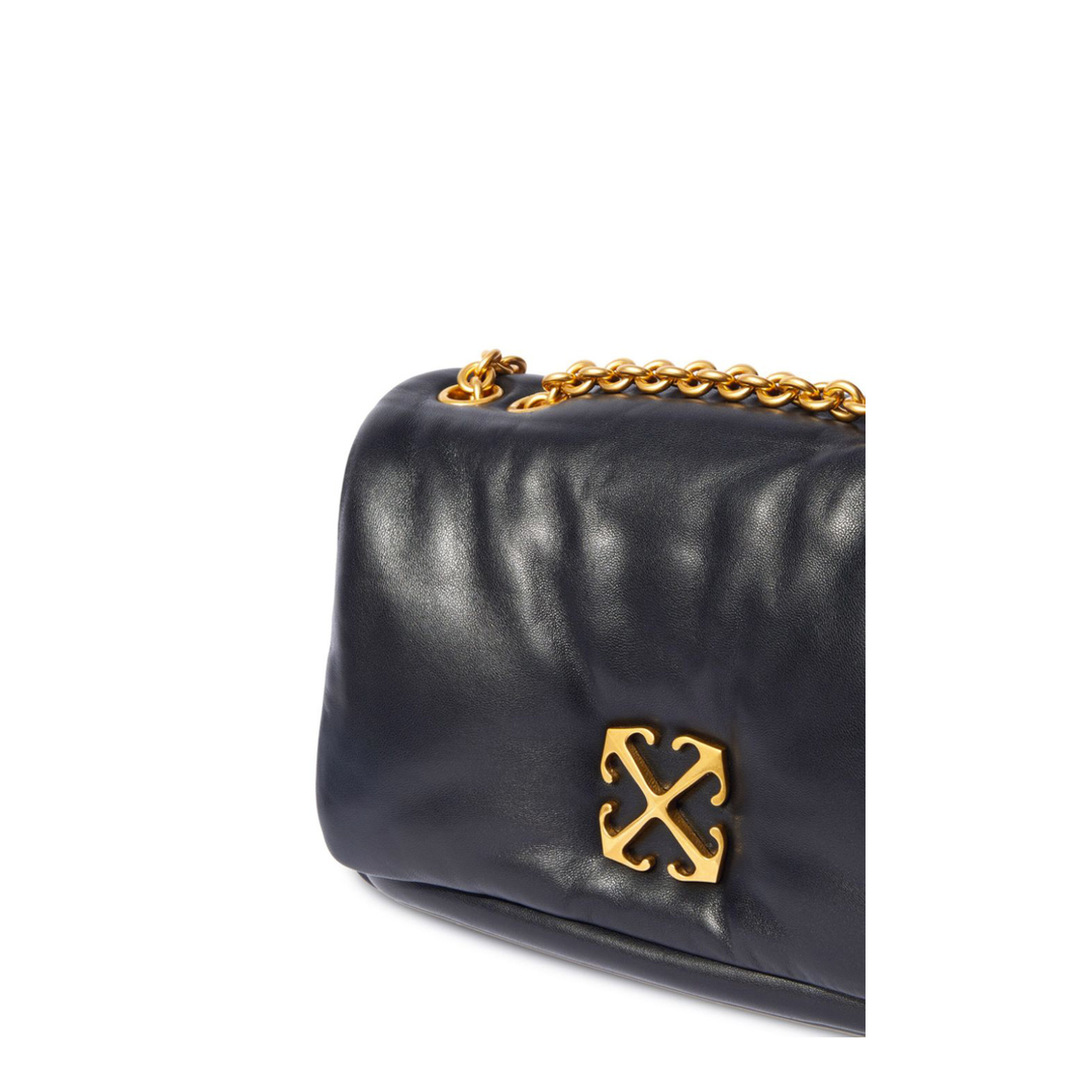 Jitney Puffer Shoulder Bag Black - Image 6