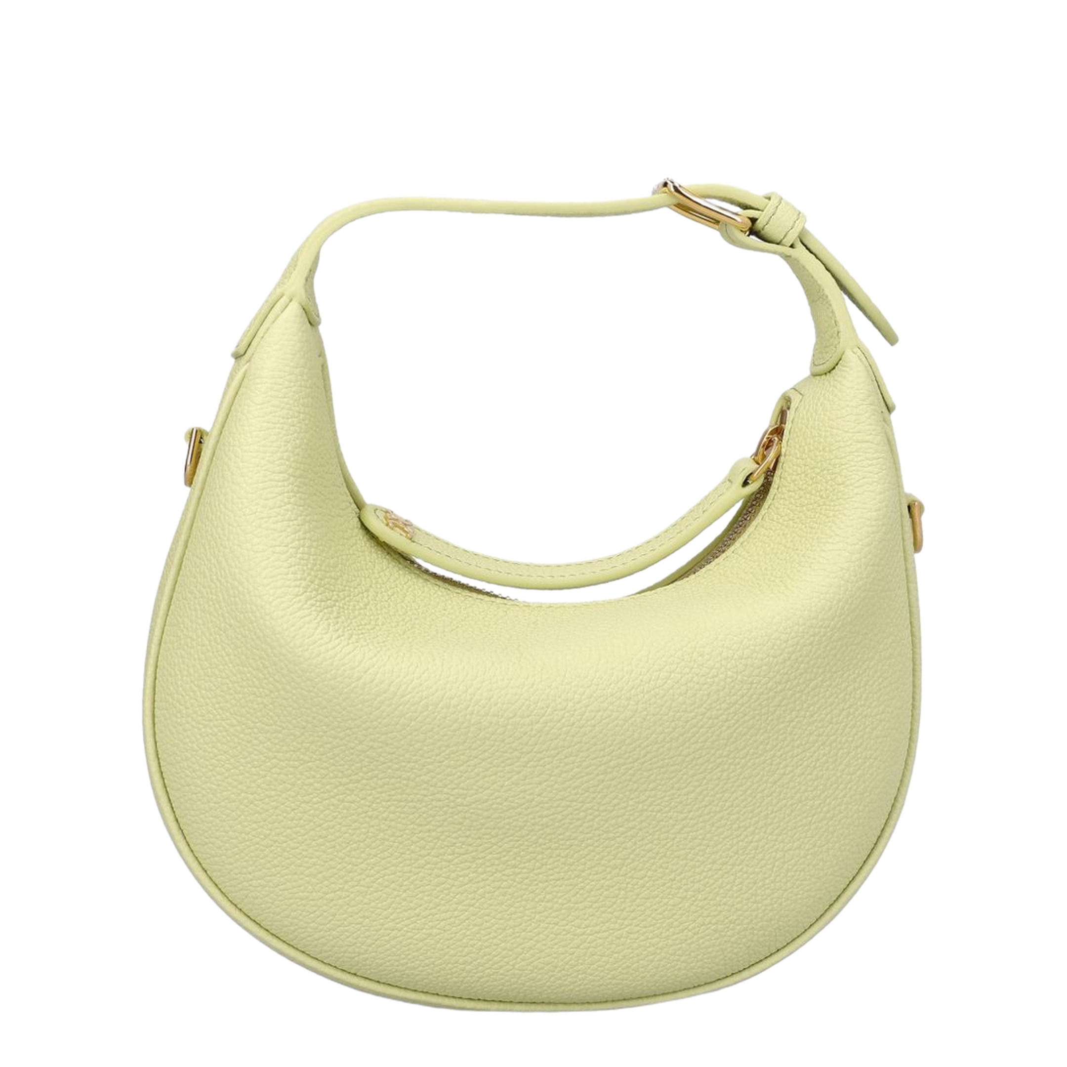 Lulu Grained Calfskin Shoulder Bag - Soft Lime - Image 2