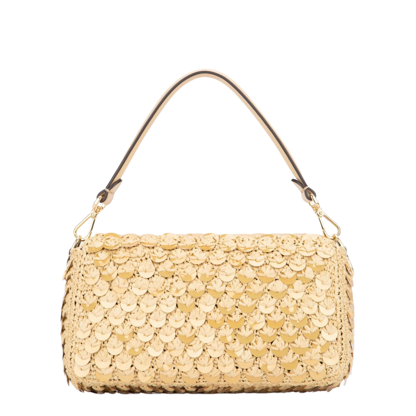 Baguette FF Handbag Gold - Image 3