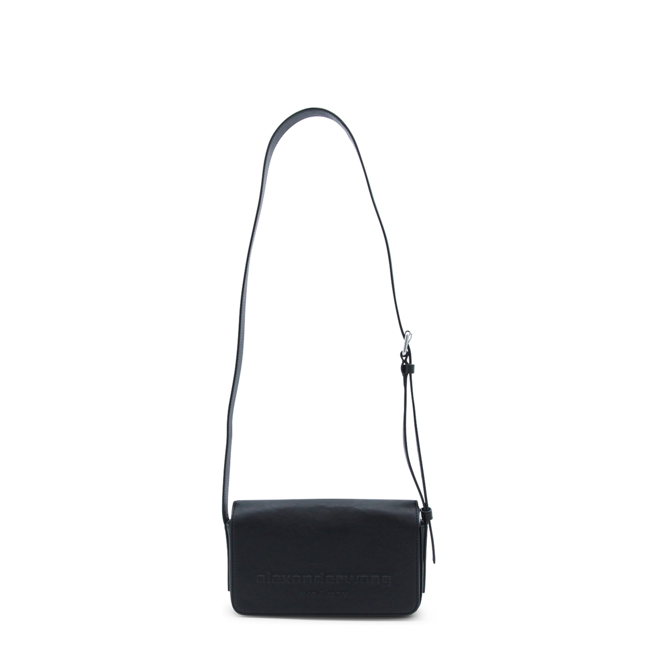 Punch Calfskin Crossbody - Black - Image 1