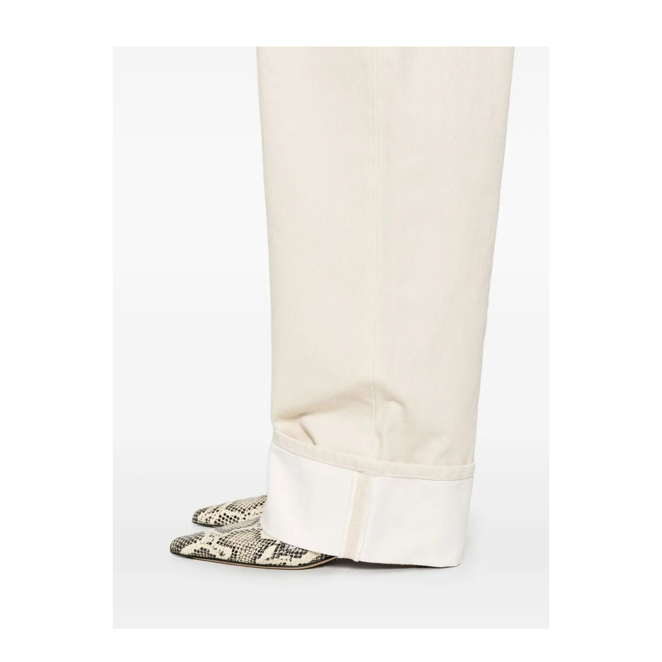 Back Print Straight Leg Jeans - Image 4