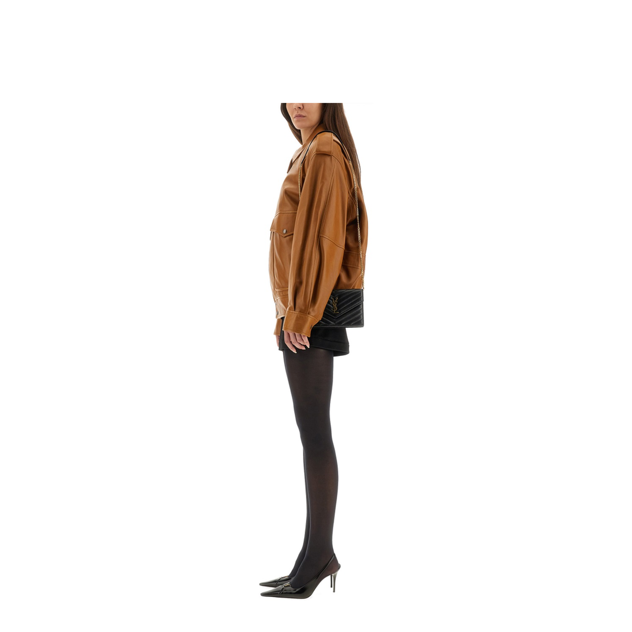 Oversized Leather Jacket - Image 2