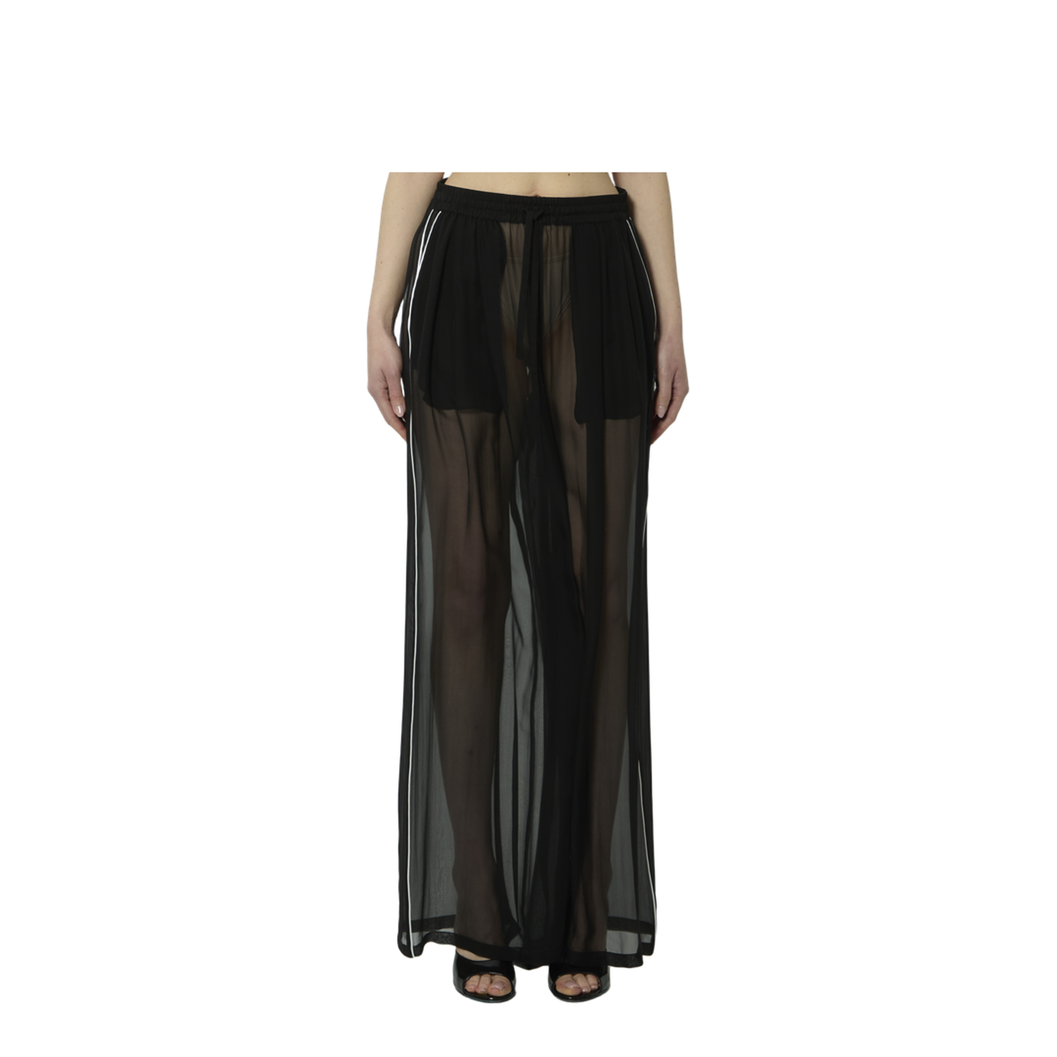 Silk Chiffon Trousers - Image 1