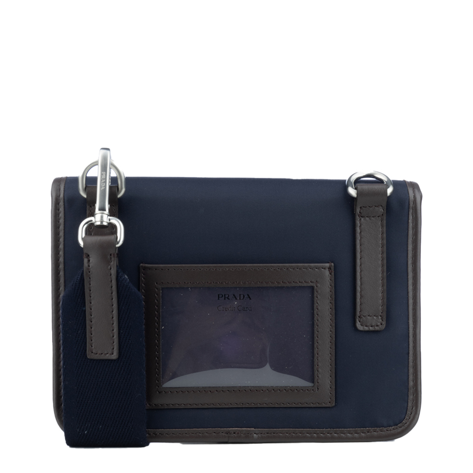 Two-Tone Nylon and Leather Phone Case - Image 3