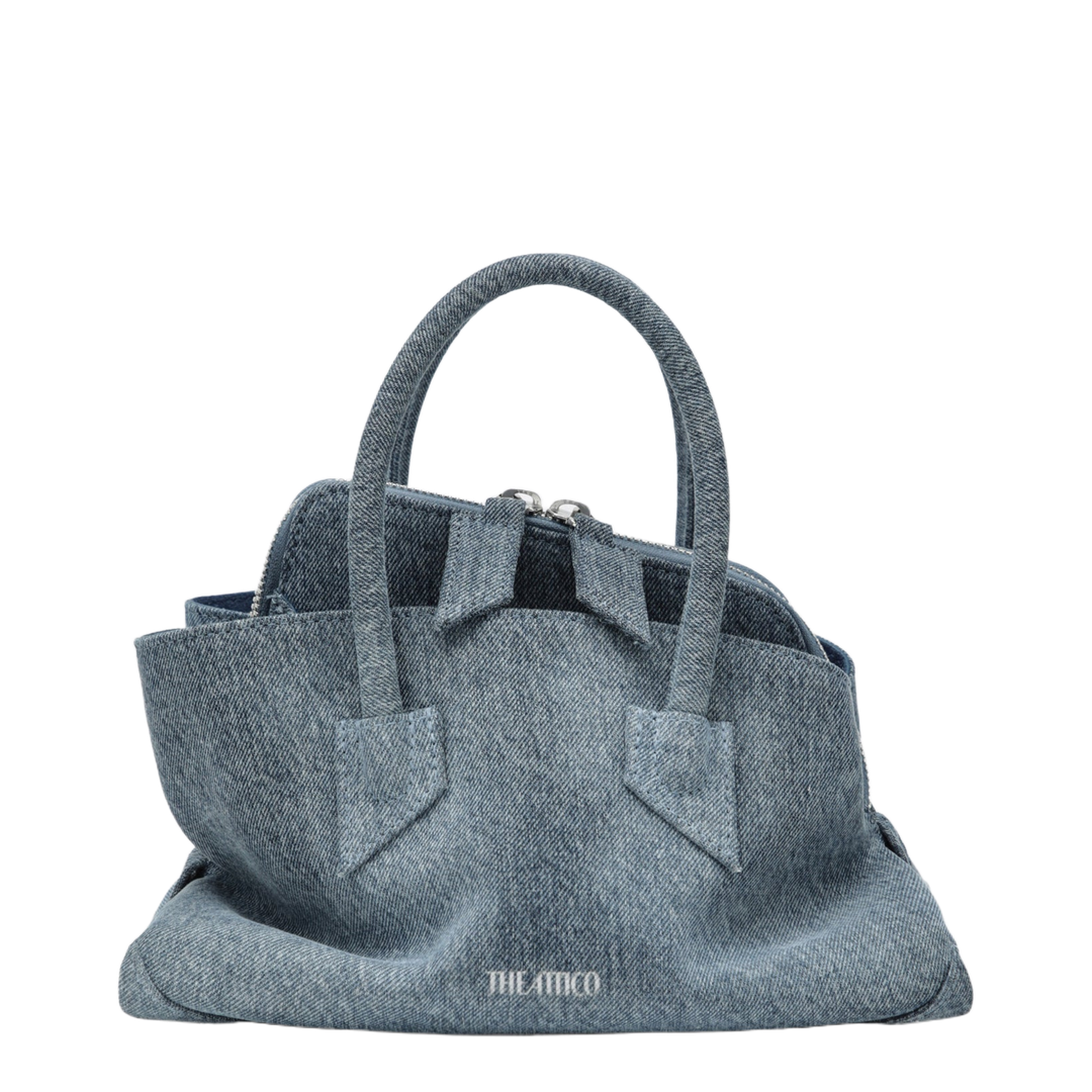La Passeggiata Mini bag in washed denim - Image 1