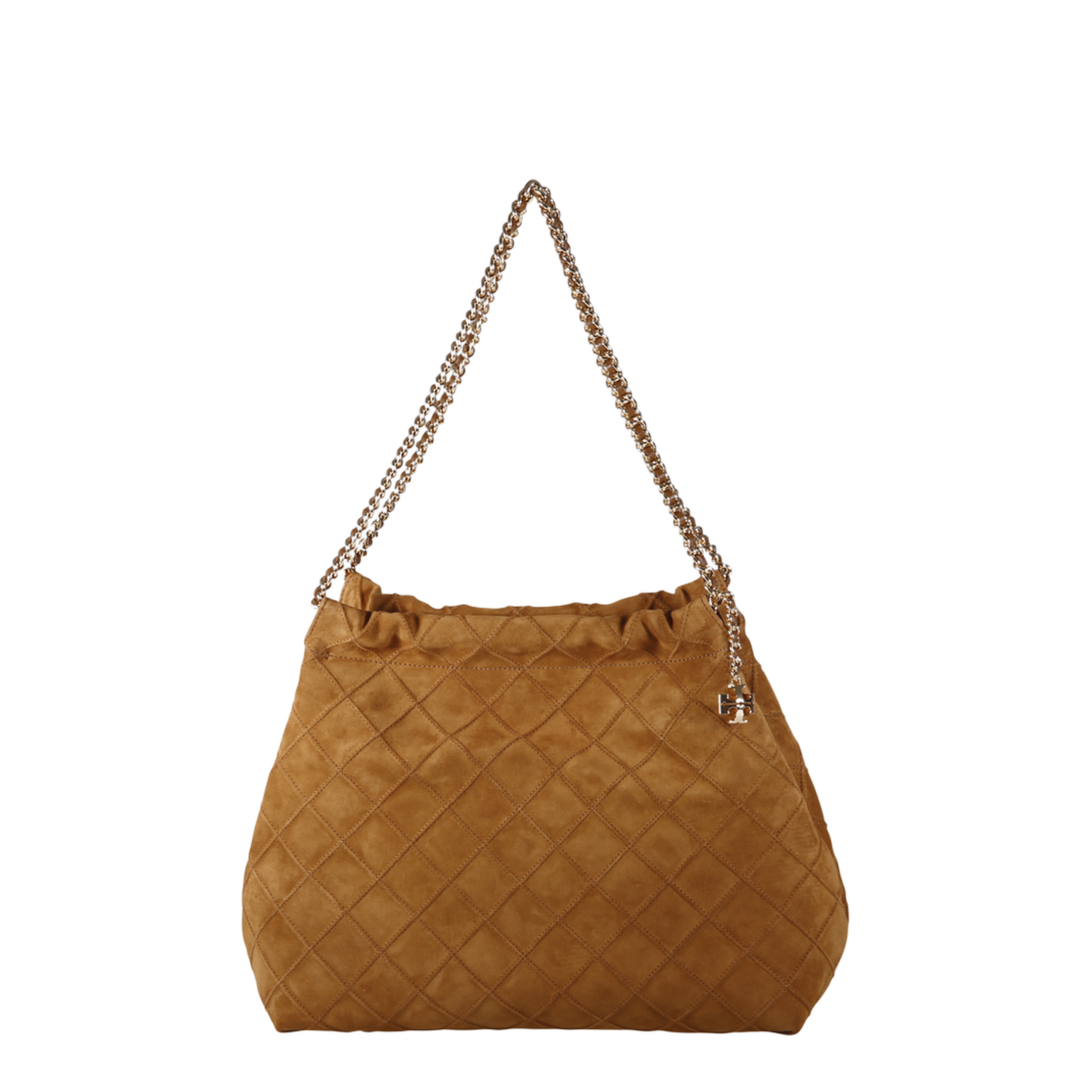 Fleming Soft Suede Hobo Bag - Chicory Brown - Image 1