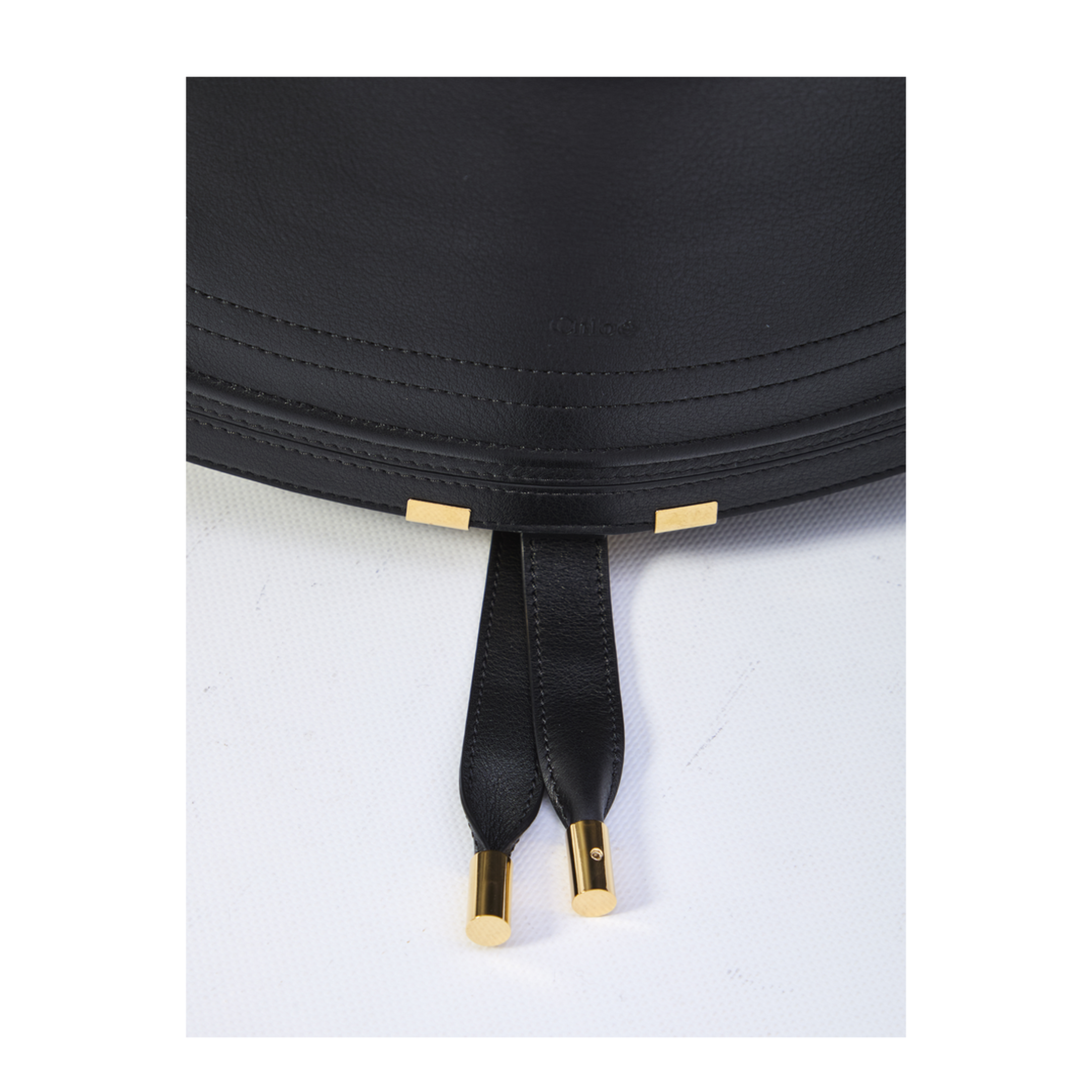 Shoulder Bag in Soft Leather Black - Image 4