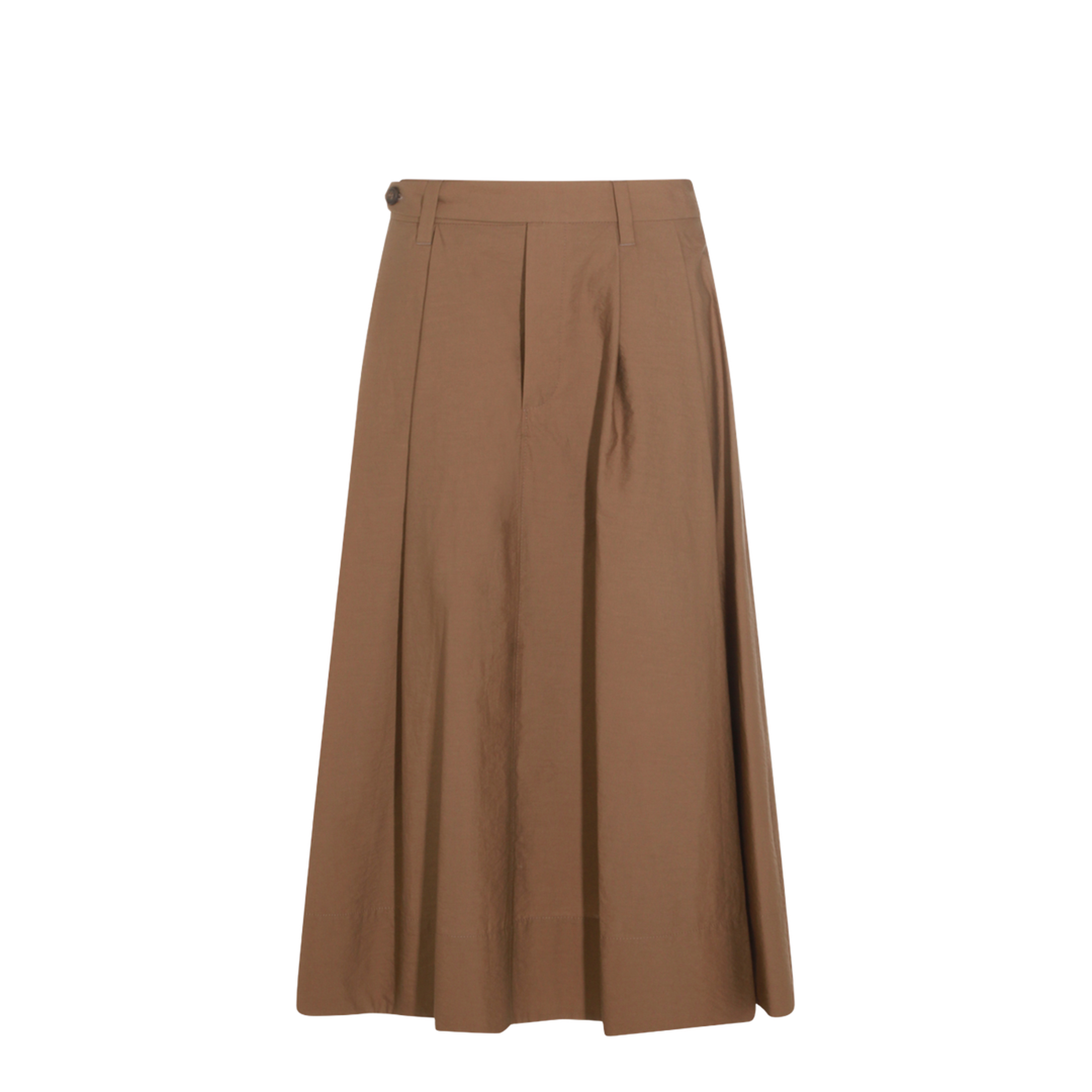 Women's Cotton Skirt Brown - Image 2