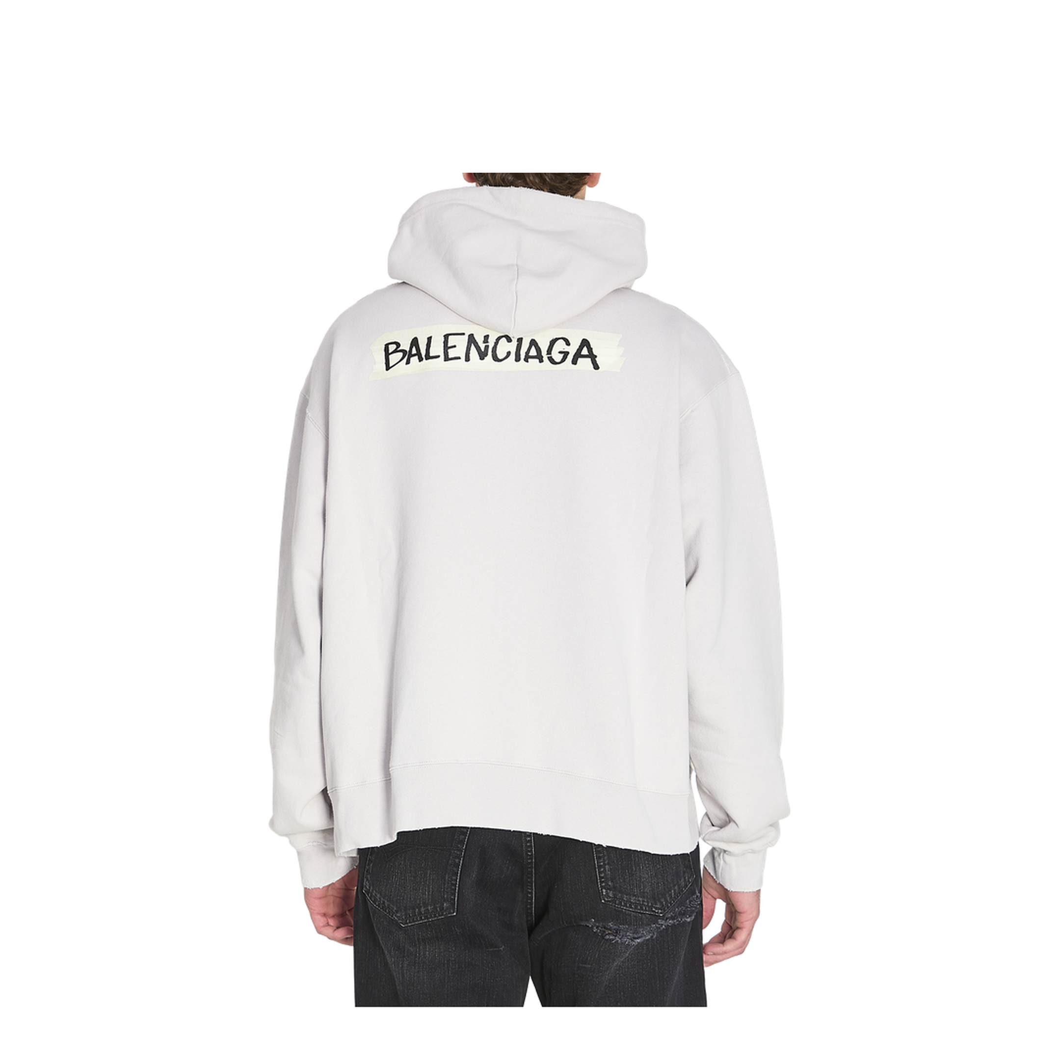 Masking Tape Zip-Up Hoodie - Image 4