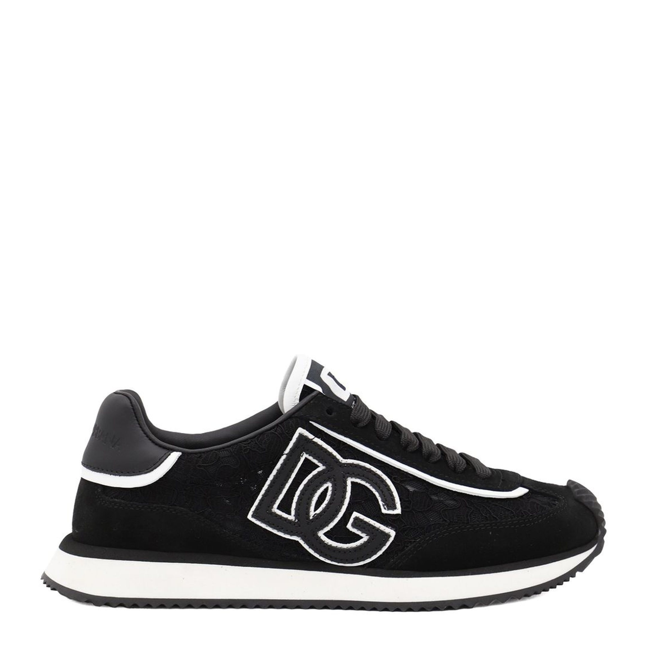 Cushion Sneakers in Calfskin and Fabric - Image 1