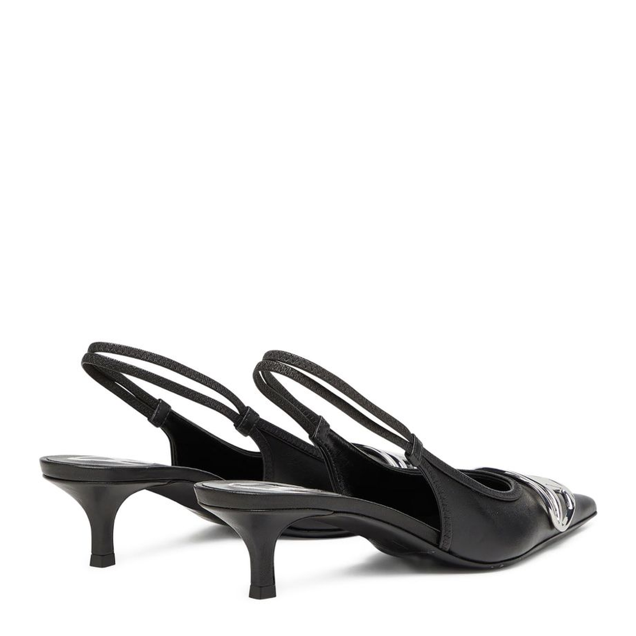 D-Venus SB 40 Slingback Pumps Black - Image 5