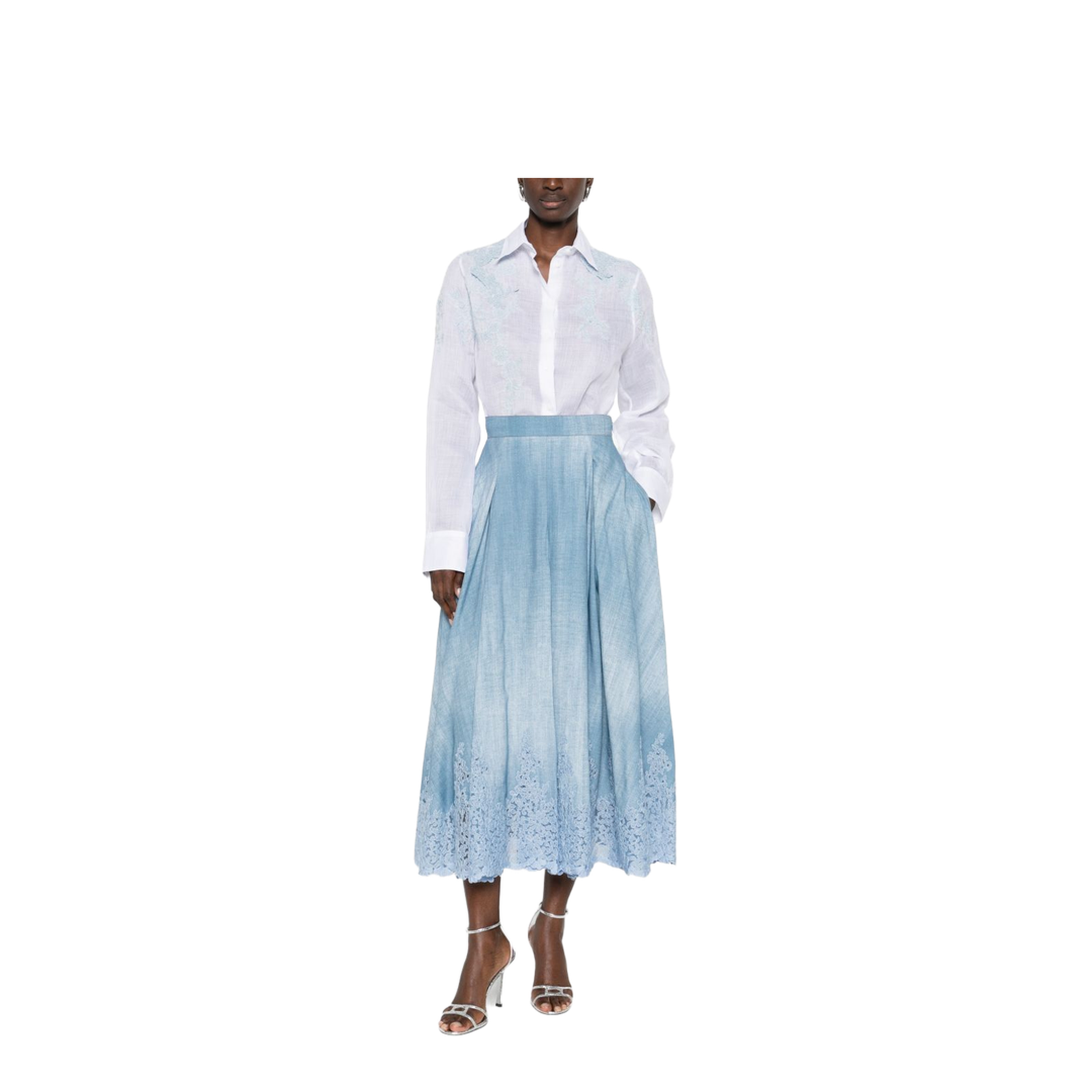 Skirt With Embroidery - Image 2