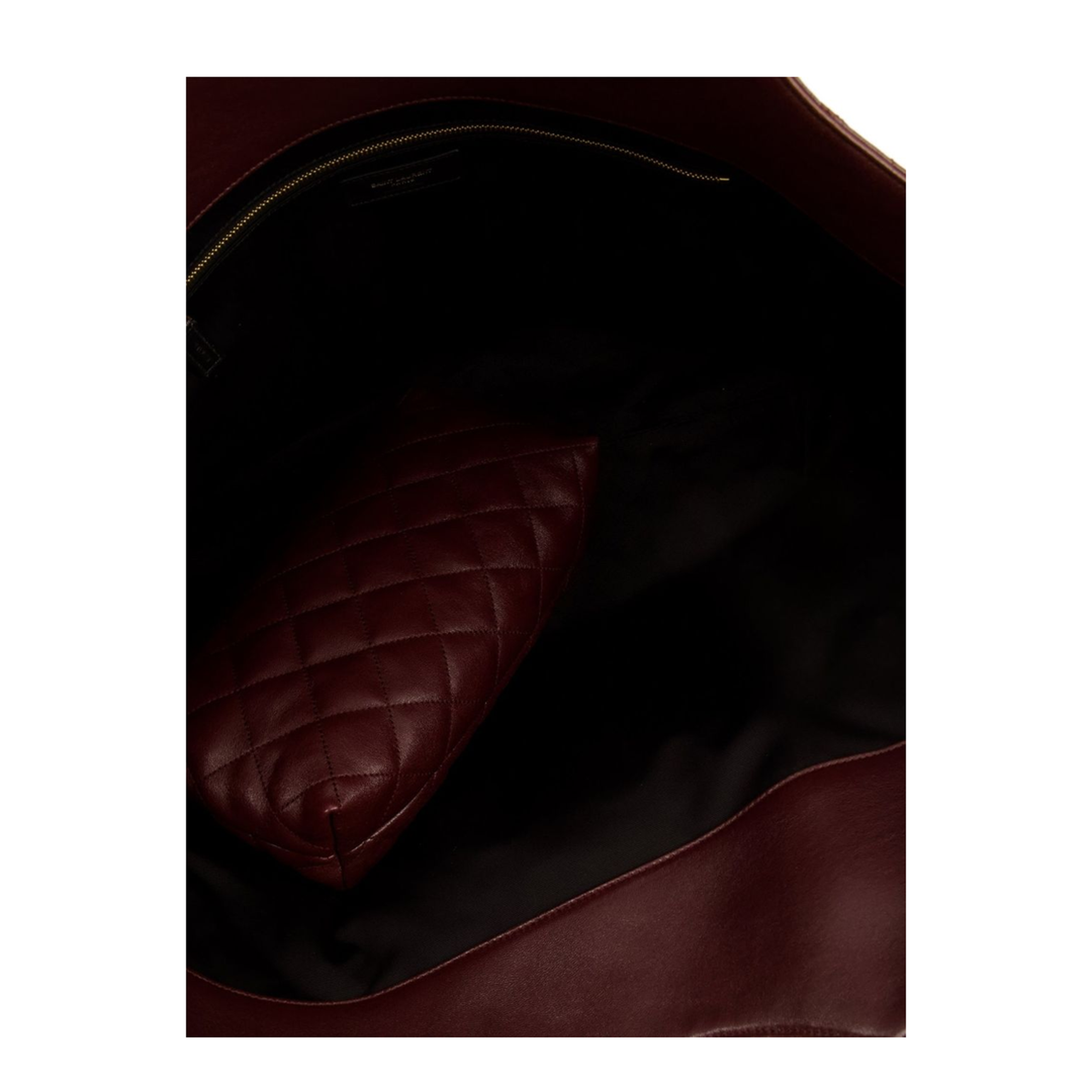 ICARE Quilted Nappa Tote Bag - Rouge Cabernet - Image 2